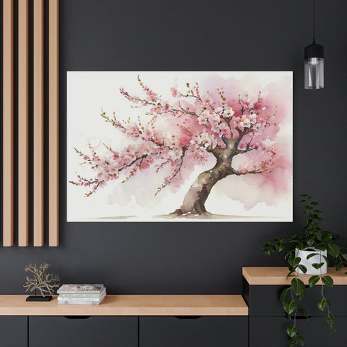 canvas-wall-art-watercolor-cherry-blossom-spring-floral-japanese-bloom-watercolor-print-beautiful-home-decor-japandi-art