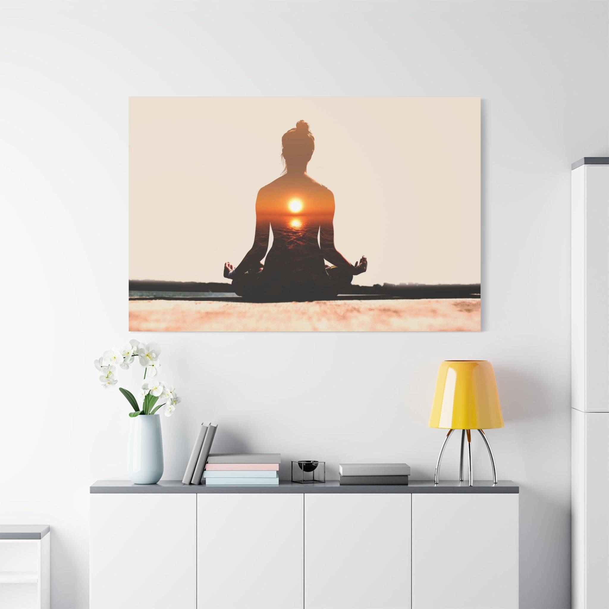 canvas-art-yoga-meditation-sunset-wall-decor-relaxation-artwork-mindfulness-gift-spiritual-home-decor-serene-sunset-print-1