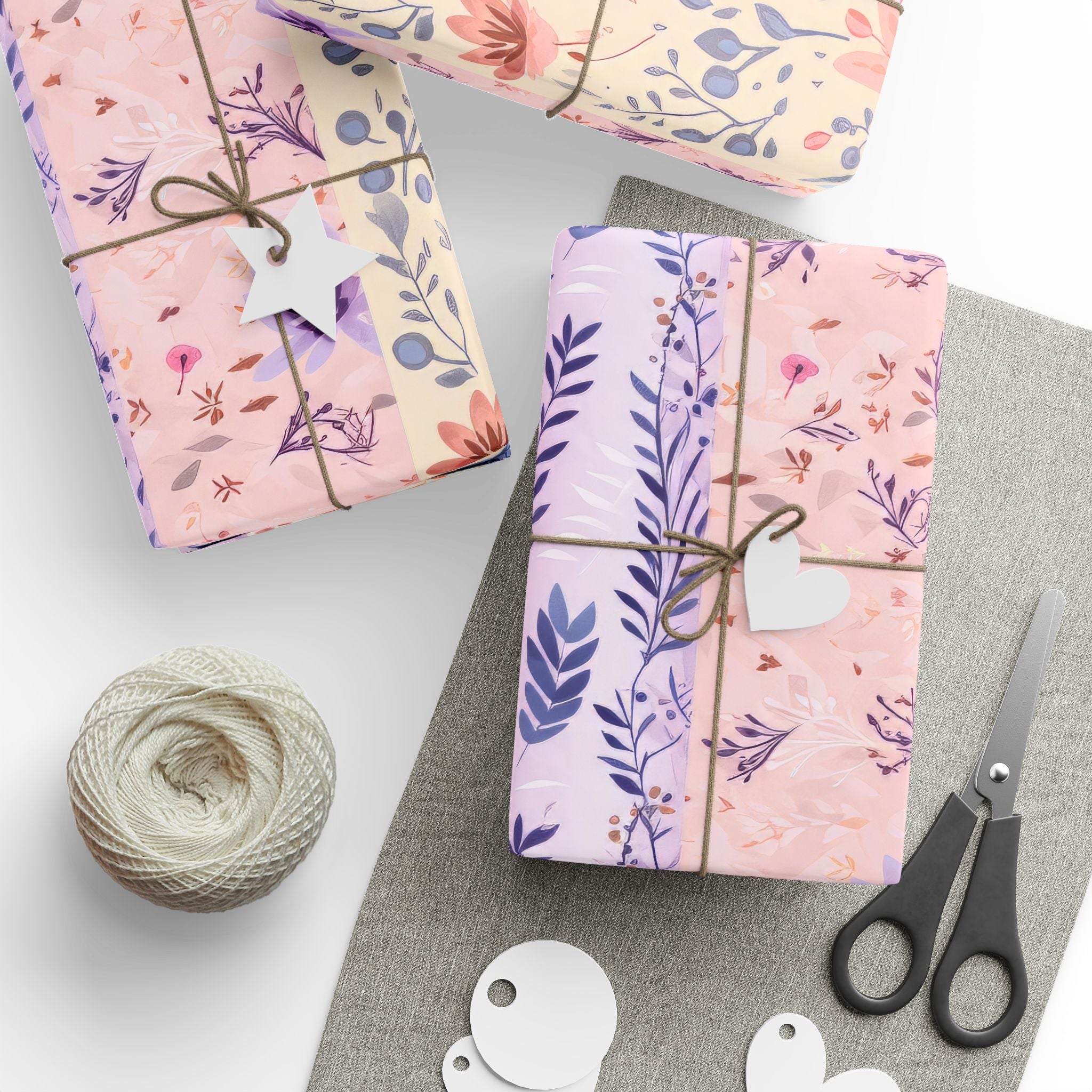 boho-wrapping-papers-pastel-gift-wrap-roll-for-birthday-unique-bohemian-design-holiday-present-wrap-scandinavian-style-packag