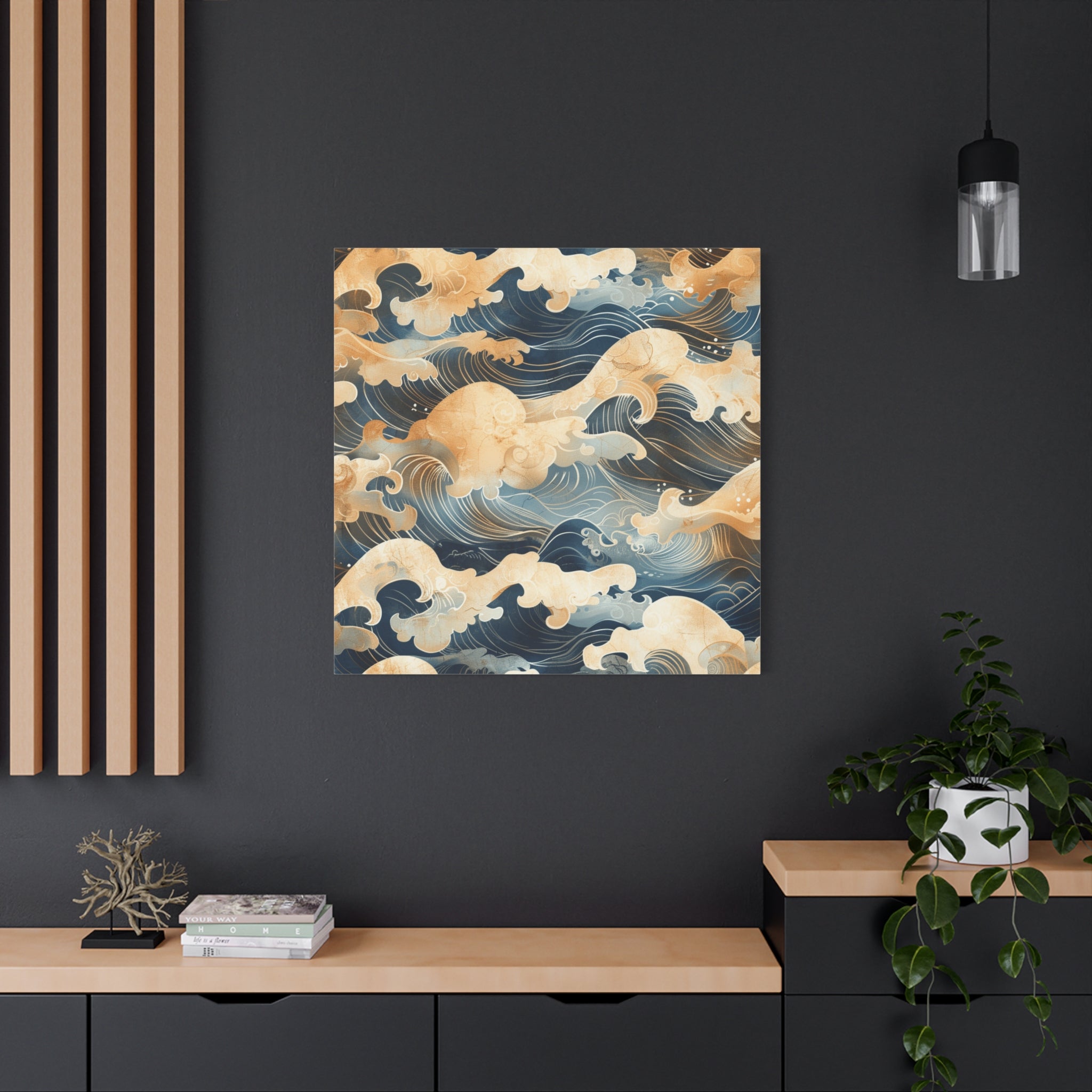 canvas-print-vintage-wave-pattern-japanese-style-colorful-wall-art-home-decor-stretched-matte-canvas-unique-gift-idea-office-