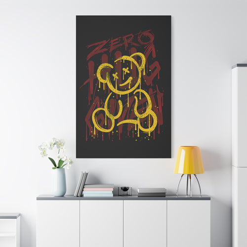 canvas-art-zero-hug-given-teddy-bear-print-graffiti-wall-art-fun-wall-art-moody-wall-art-canvas-print-canvas-wall-decor