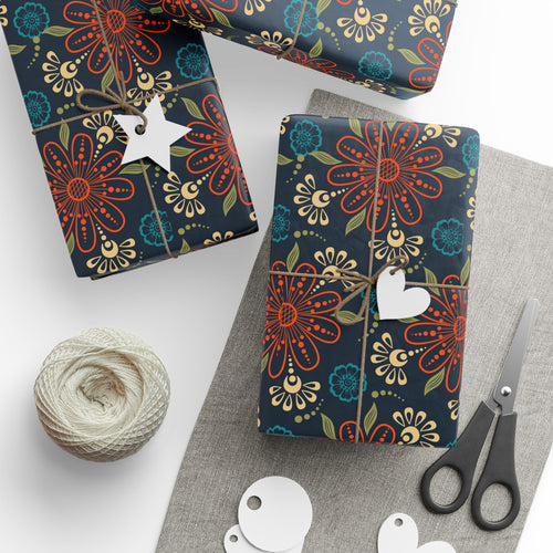 wrapping-papers-vintage-retro-rose-gift-wrap-30x72-floral-design-gift-wrapping-present-wrap-flower-pattern-holiday-gift-wrap