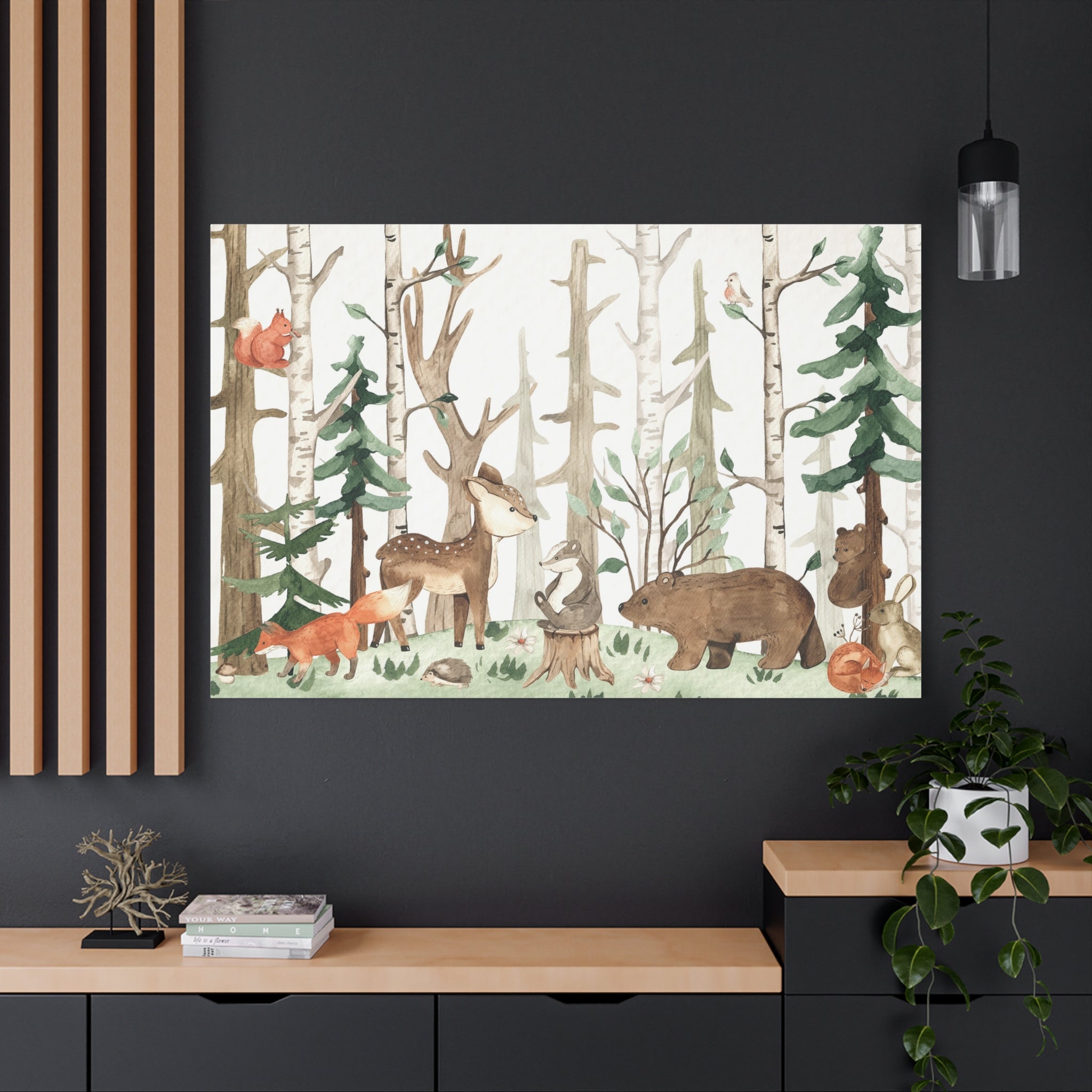 canvas-wall-art-jungle-safari-nursery-decor-safari-print-nursery-art-woodland-nursery-decoration-baby-nursery-safari-prints-1