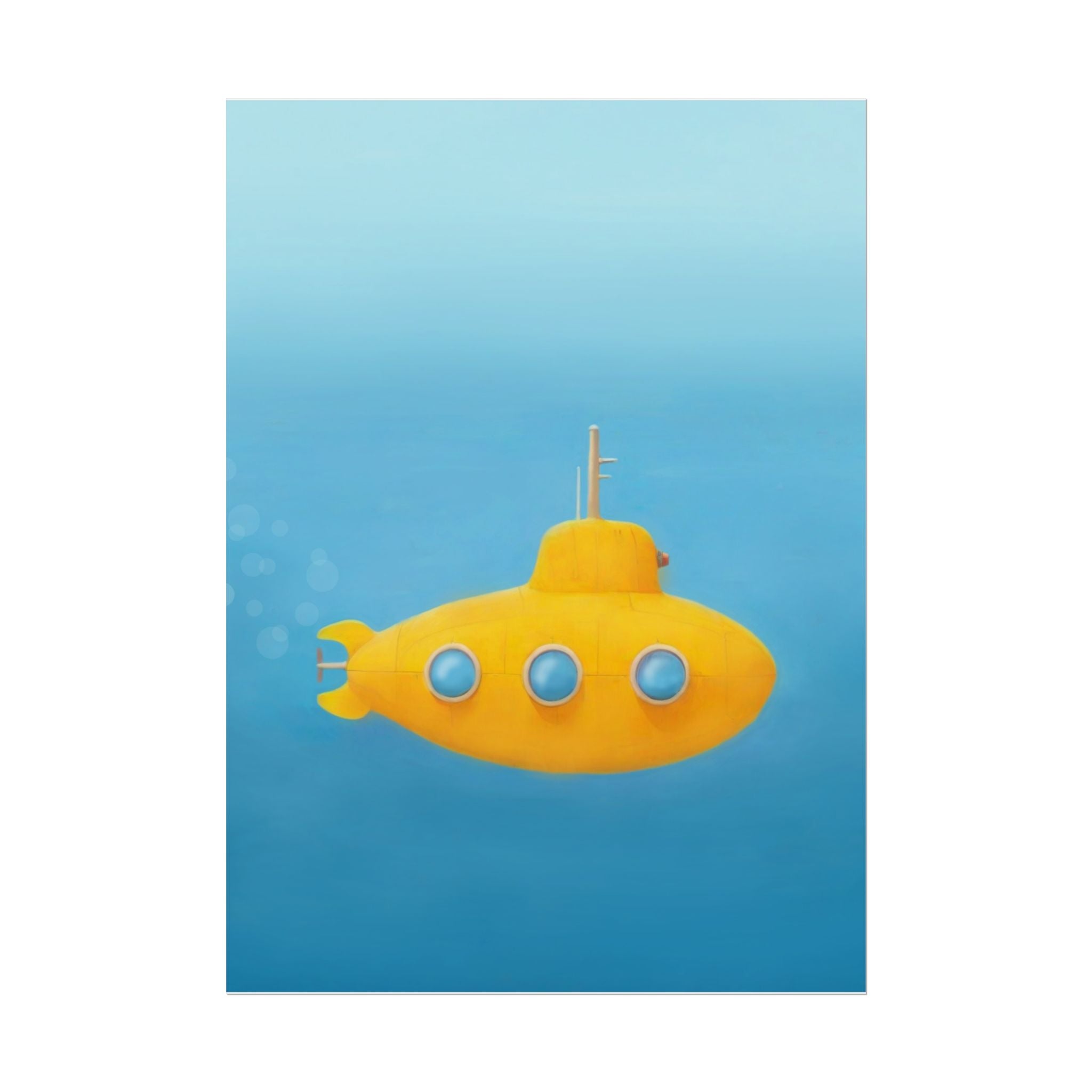 yellow-submarine-nursery-poster-art-fine-art-poster-wall-art-submarine-print-yellow-nursery-decor-gender-neutral-nursery