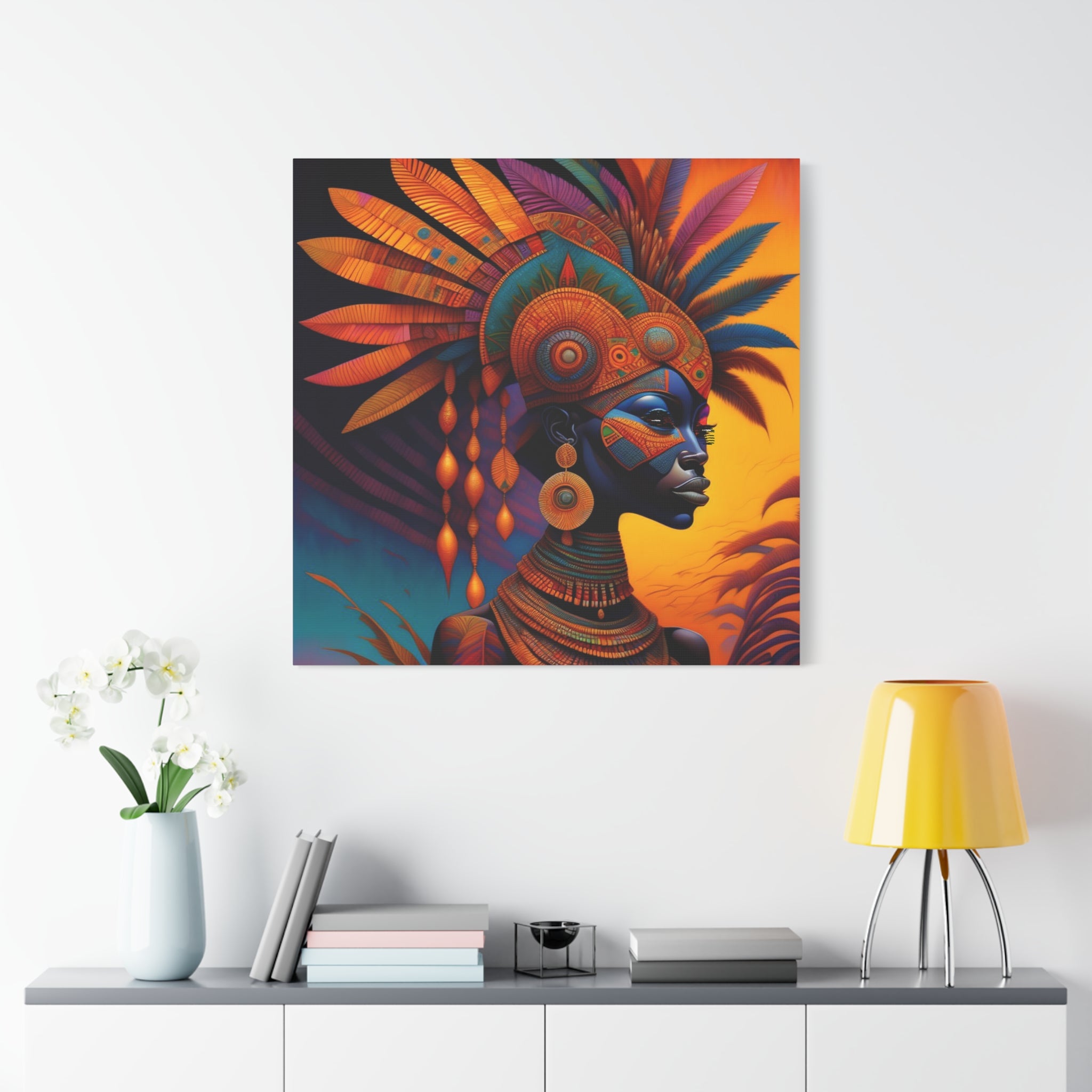 canvas-wall-art-traditional-african-woman-african-portrait-afrocentric-home-decor-tribal-art-african-american-art-ethnic-wall