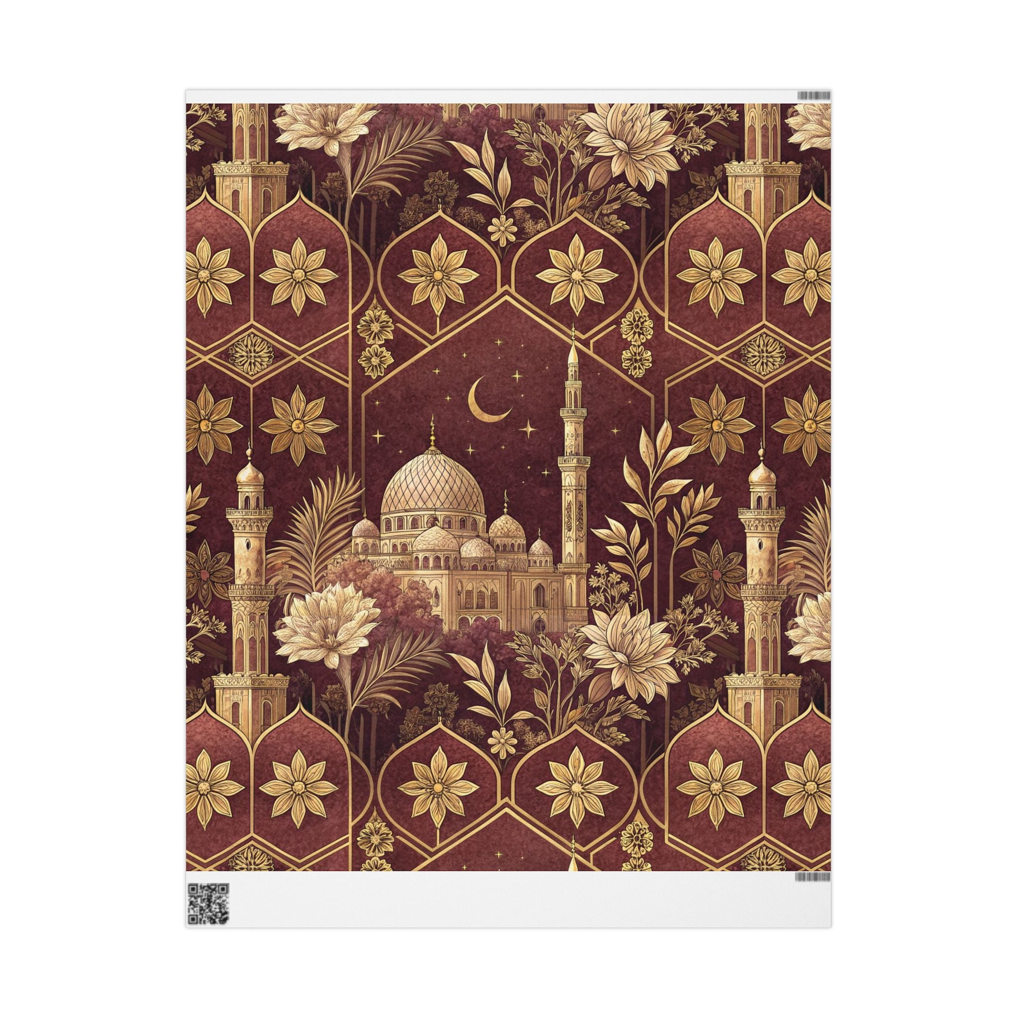 ramadan-night-wrapping-papers-islamic-celestial-gift-wrap-mosque-silhouette-eid-holiday-supplies-festive-present-packaging-re