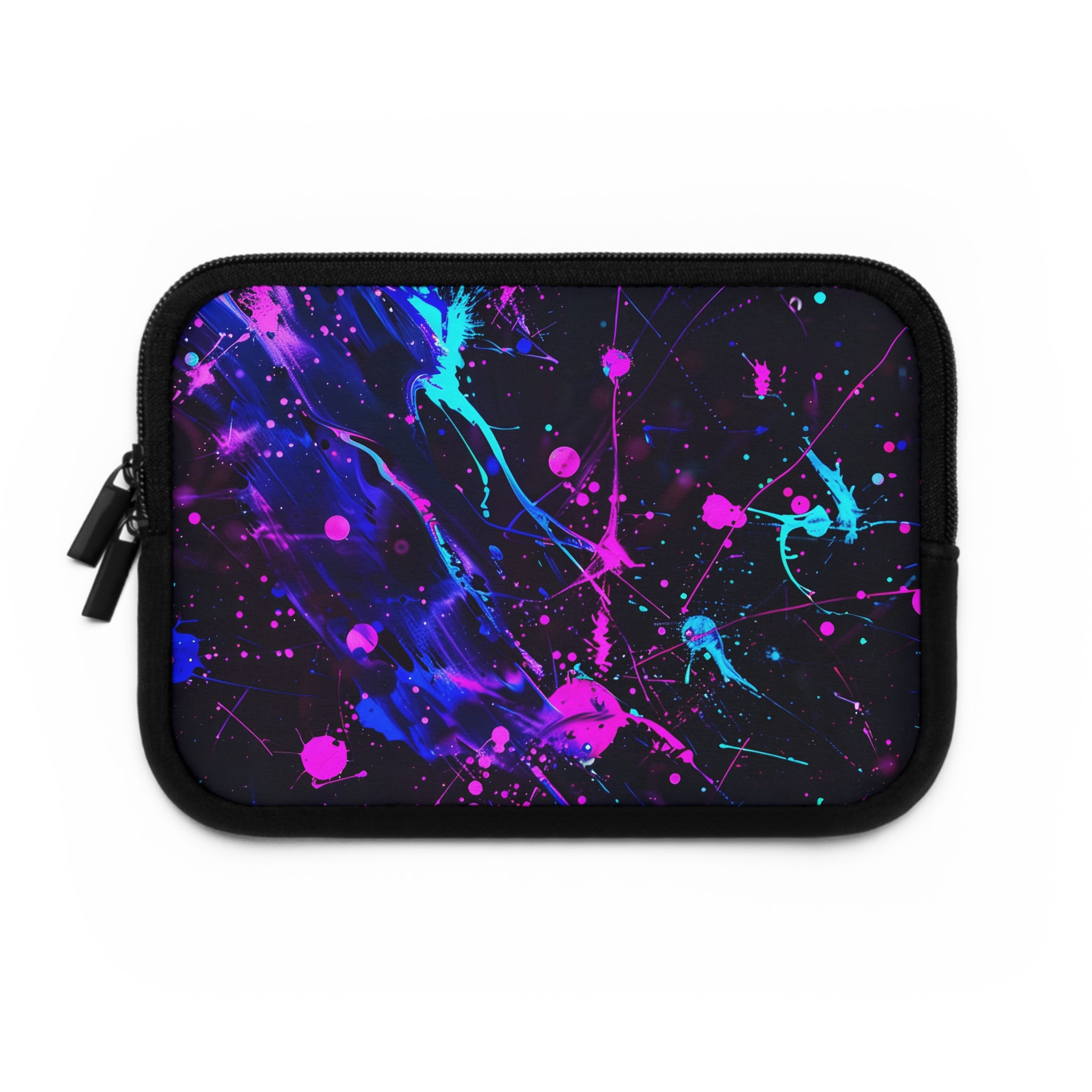 neon-abstract-paint-splatter-laptop-sleeve-navy-macbook-air-sleeve-unique-tech-accessories-colorful-laptop-case-computer-cove