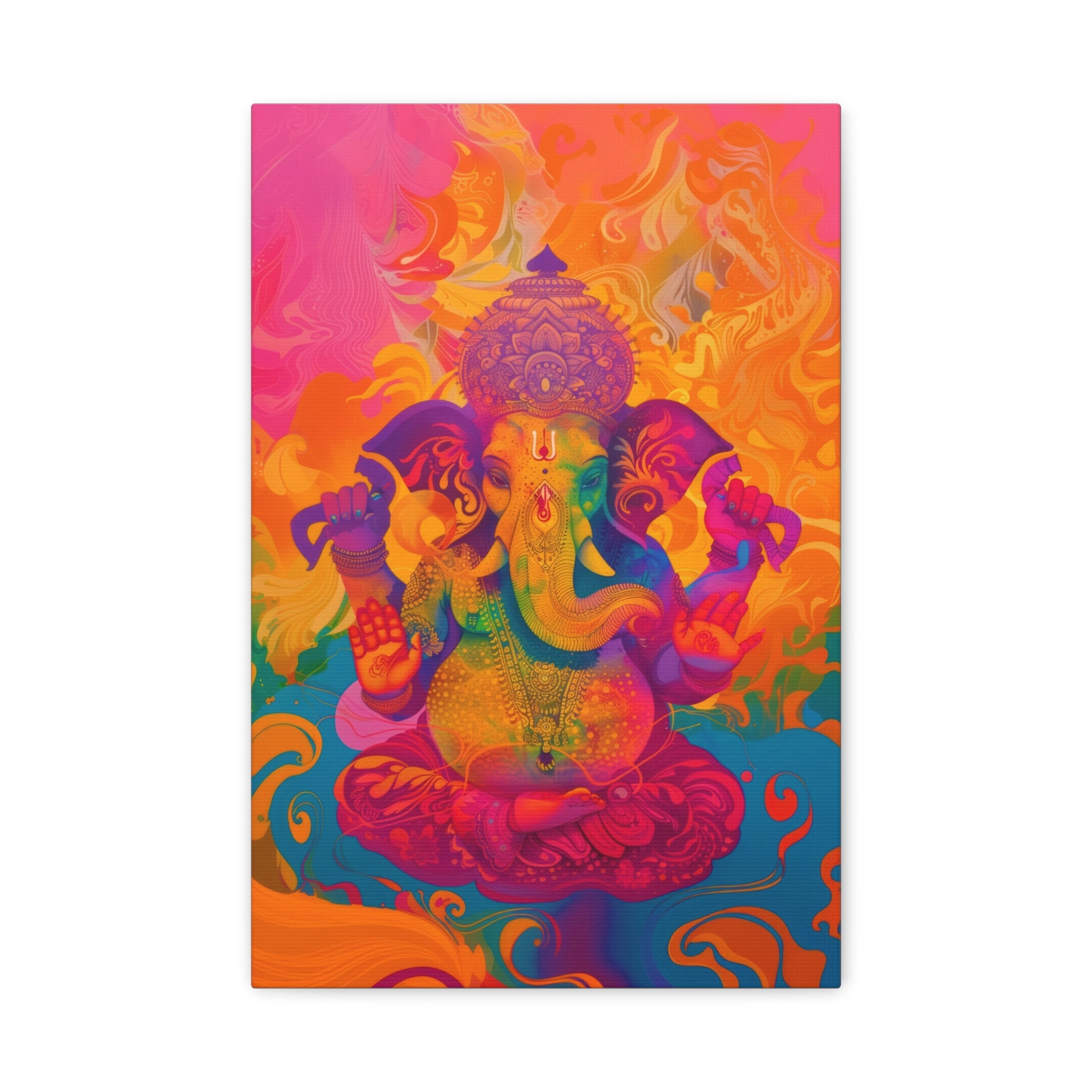 colorful-ganesha-canvas-print-wall-art-decor-spiritual-home-decor-lord-ganesha-deity-art-hindu-god-painting-ethnic-wall-hangi