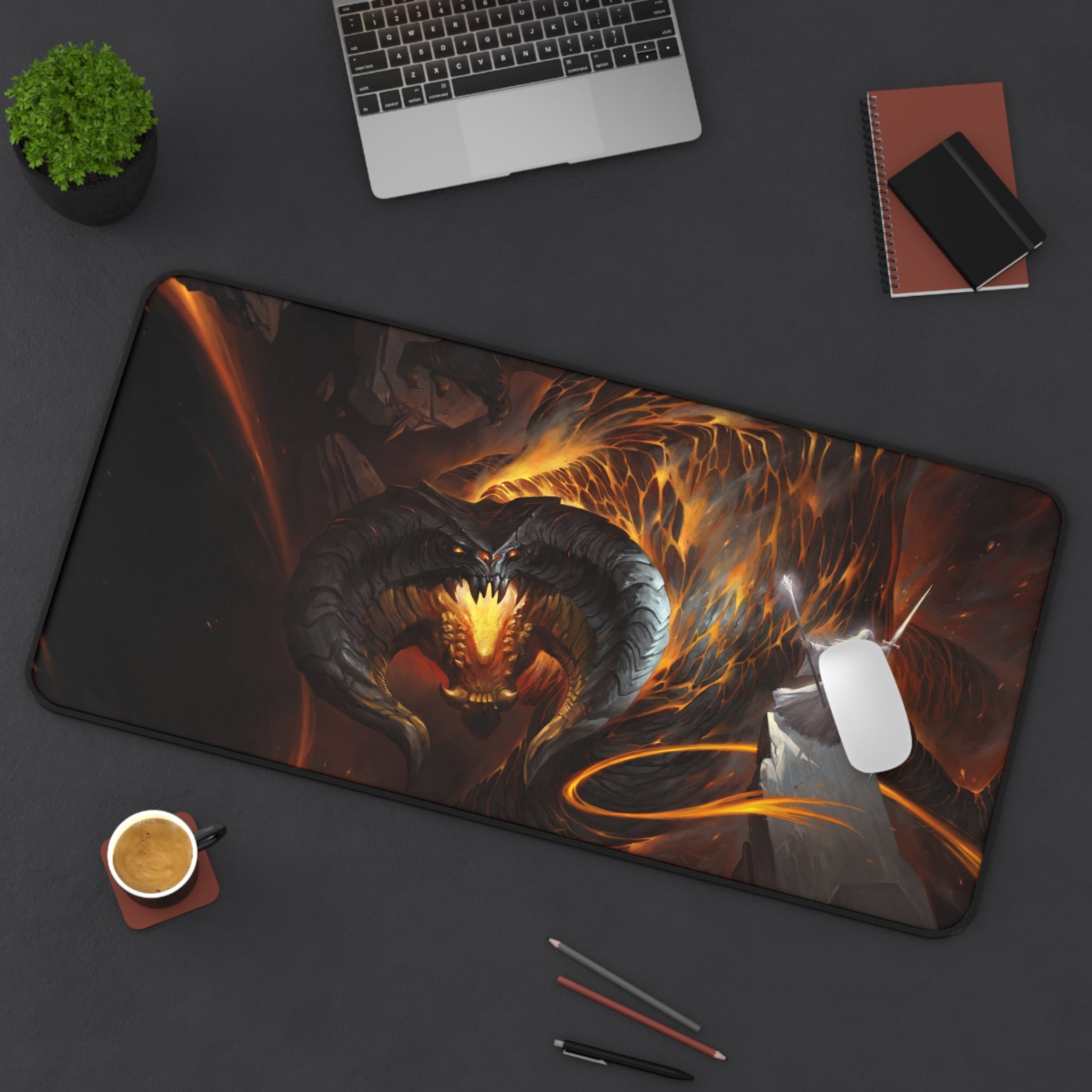lotr-mouse-pad-lord-of-the-rings-desk-mat-gandalf-vs-balrog-desk-pad-lotr-mouse-pad-lotr-fantasy-desk-decor