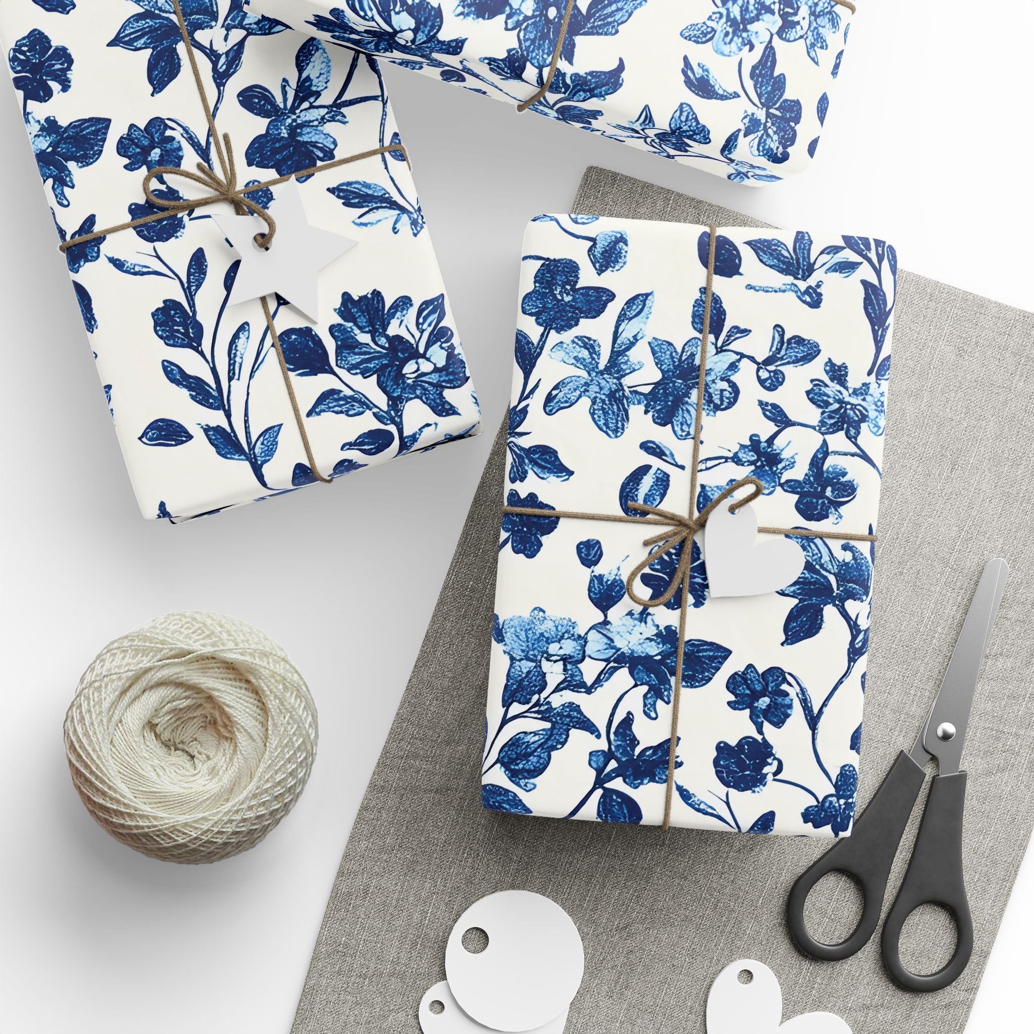 wrapping-papers-blue-french-toile-floral-elegant-gift-wrap-holiday-gift-wrap-birthday-wrapping-paper-wedding-gift-wrap-christ