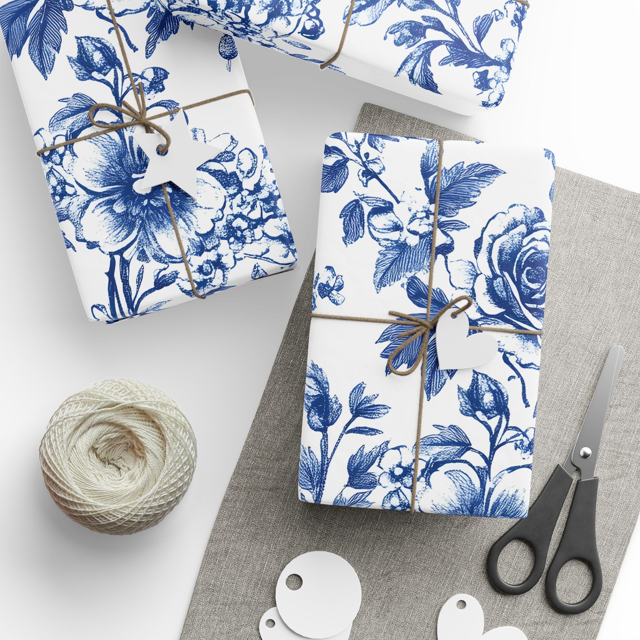 wrapping-papers-blue-french-toile-floral-elegant-gift-wrap-holiday-gift-wrap-birthday-wrapping-paper-wedding-gift-wrap-christ
