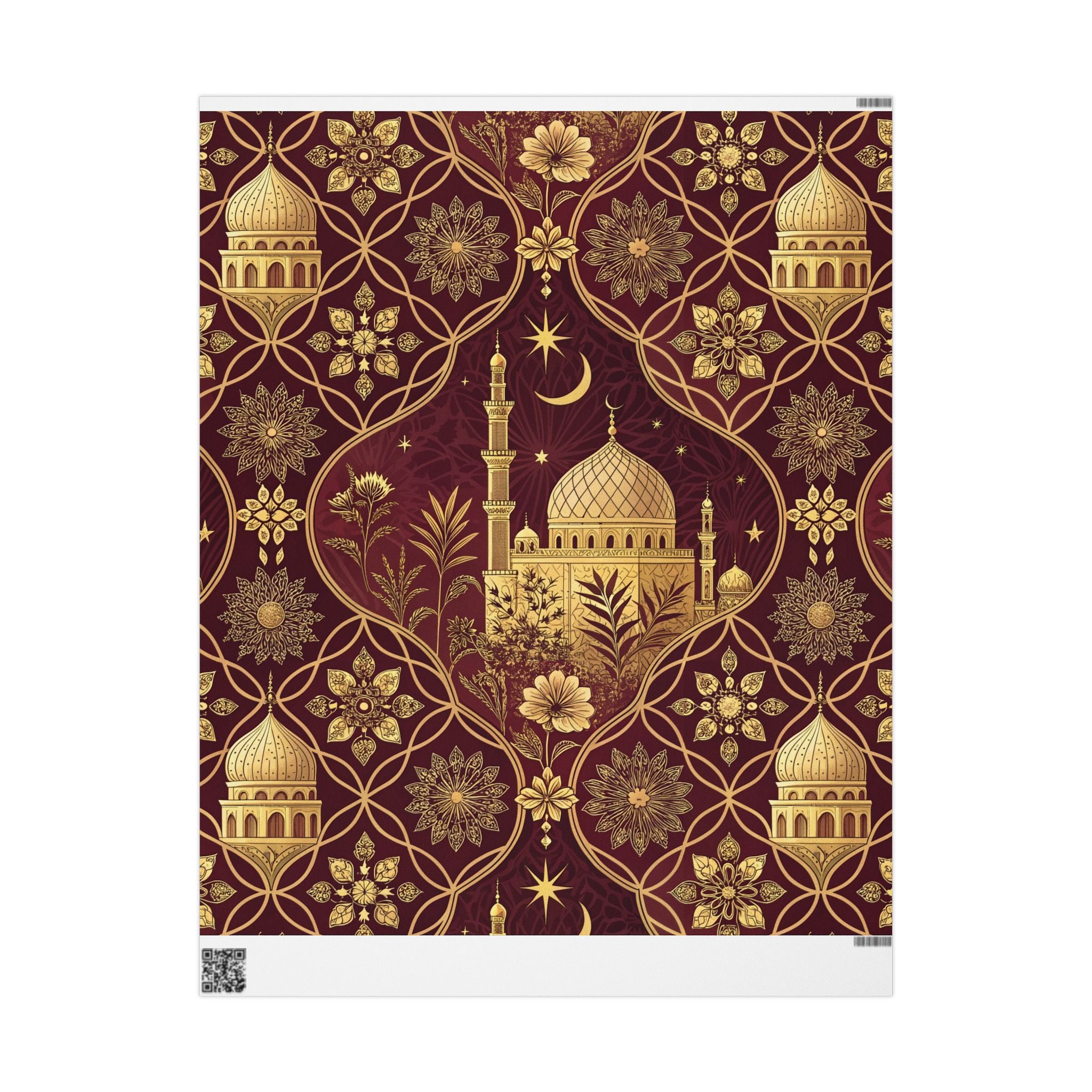 ramadan-night-wrapping-papers-islamic-celestial-gift-wrap-mosque-silhouette-eid-holiday-supplies-festive-present-packaging-re