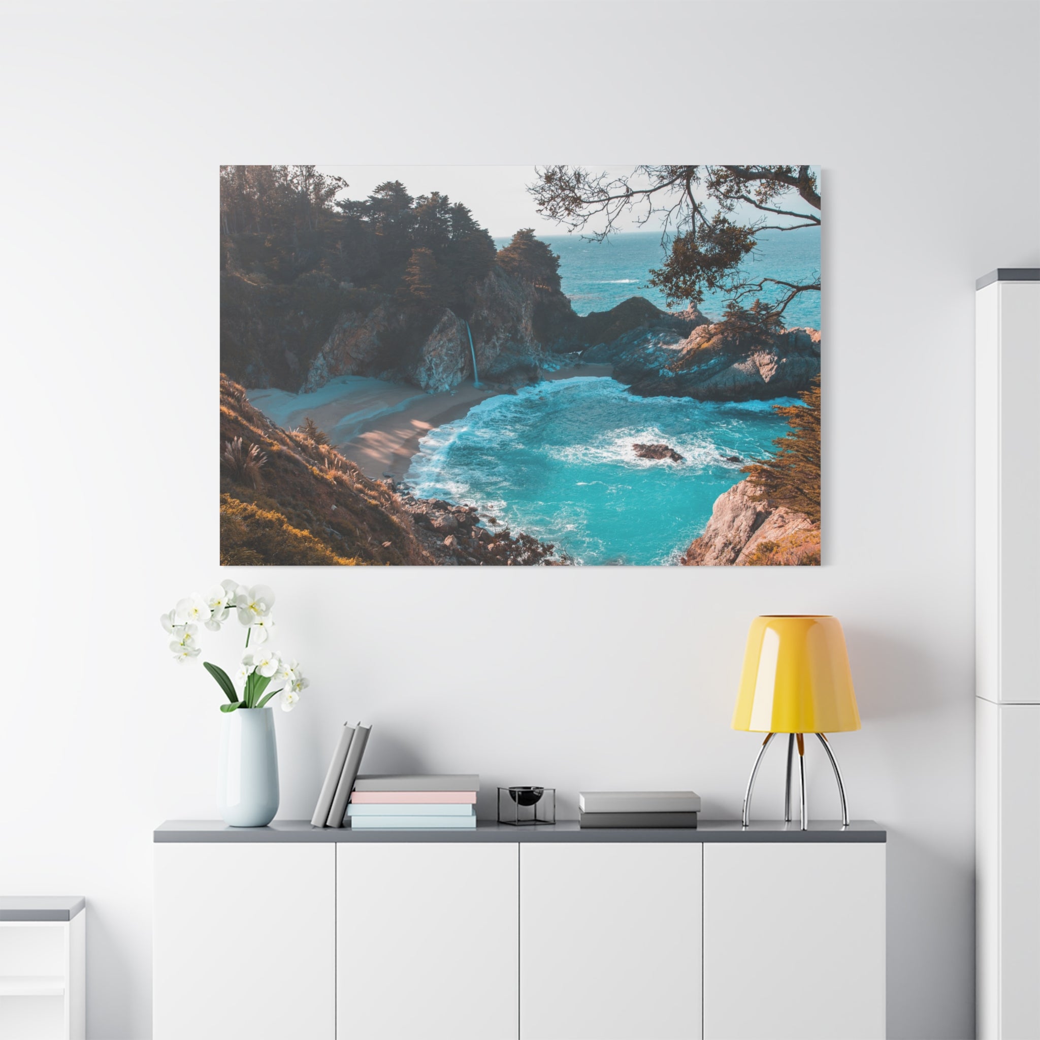 canvas-print-beach-sea-nature-scenery-home-decor-wall-art-ocean-sunset-coastal-landscape-matte-stretched-home-decoration