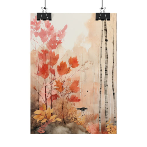 watercolor-poster-print-autumn-forest-painting-wall-decor-rolled-posters-poster-prints-wall-art-home-decor-autumn-decor-natur