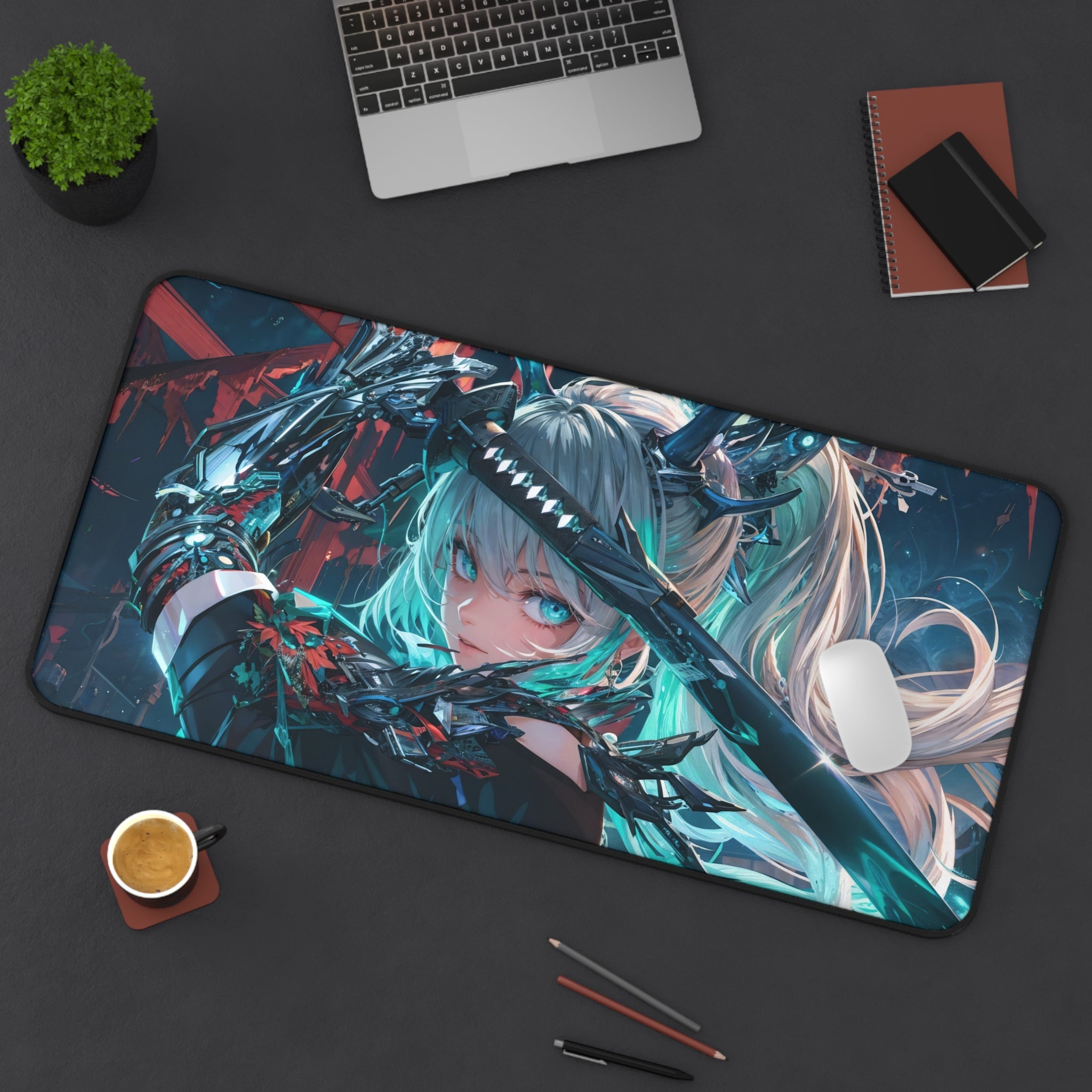 cyberpunk-girl-with-katana-mouse-pad-large-gaming-desk-mat-fantasy-protective-desk-pad-cyber-desk-accessory-anime-girl-mouse-