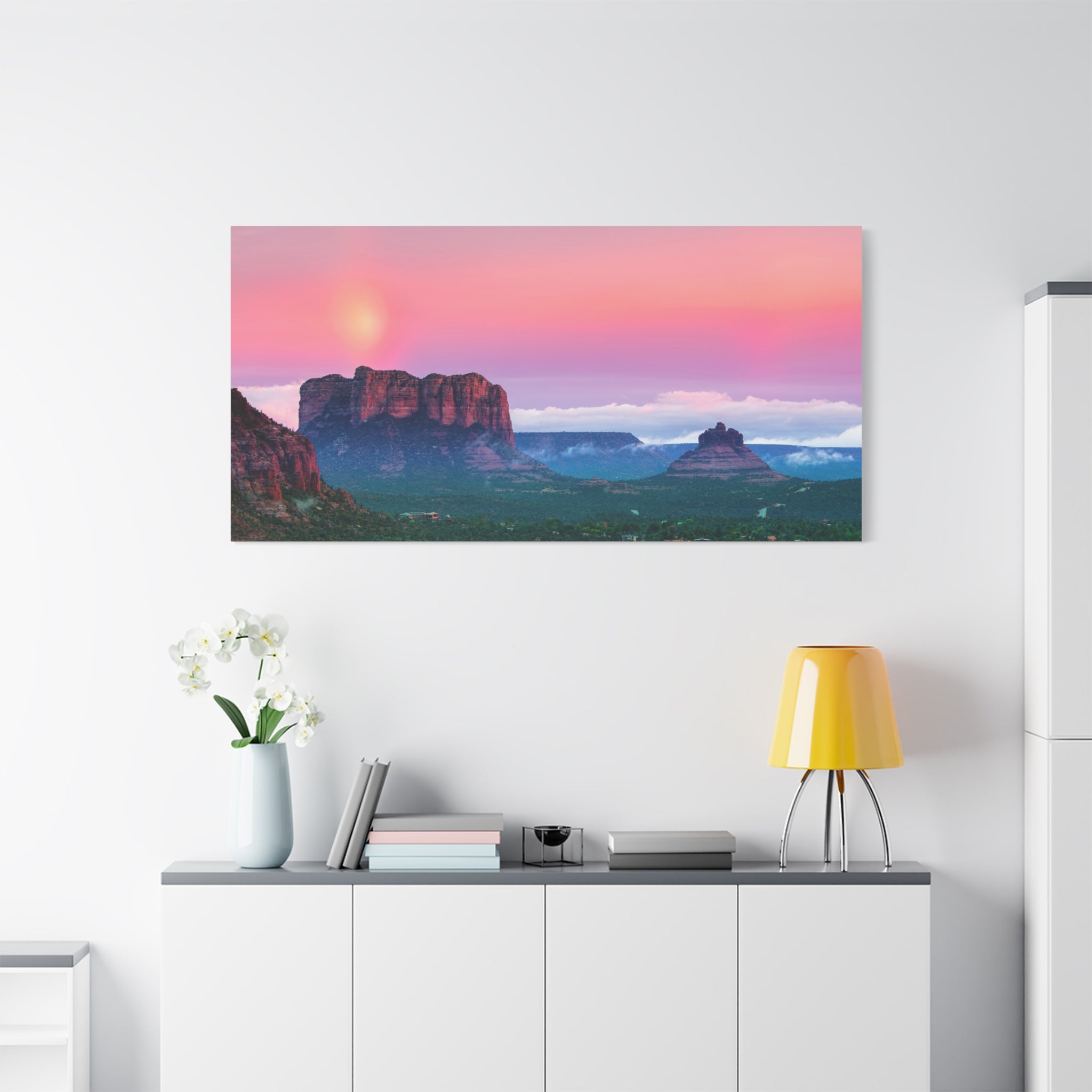 canvas-print-arizona-mountain-sunset-scenery-wall-art-decor-nature-canvas-print-stretched-matte-canvas-home-decor-gift-mounta