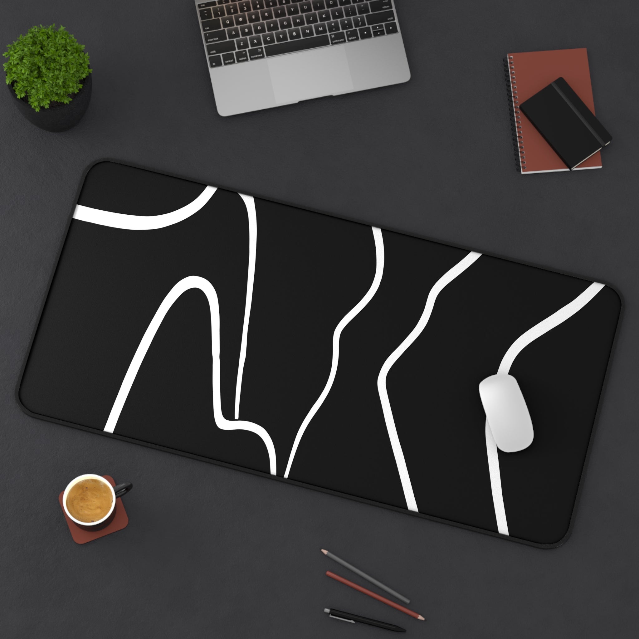 abstract-lines-monochrome-mouse-pad-black-and-white-face-desk-mat-sleek-black-and-white-desk-pad-modern-minimalist-mouse-pad