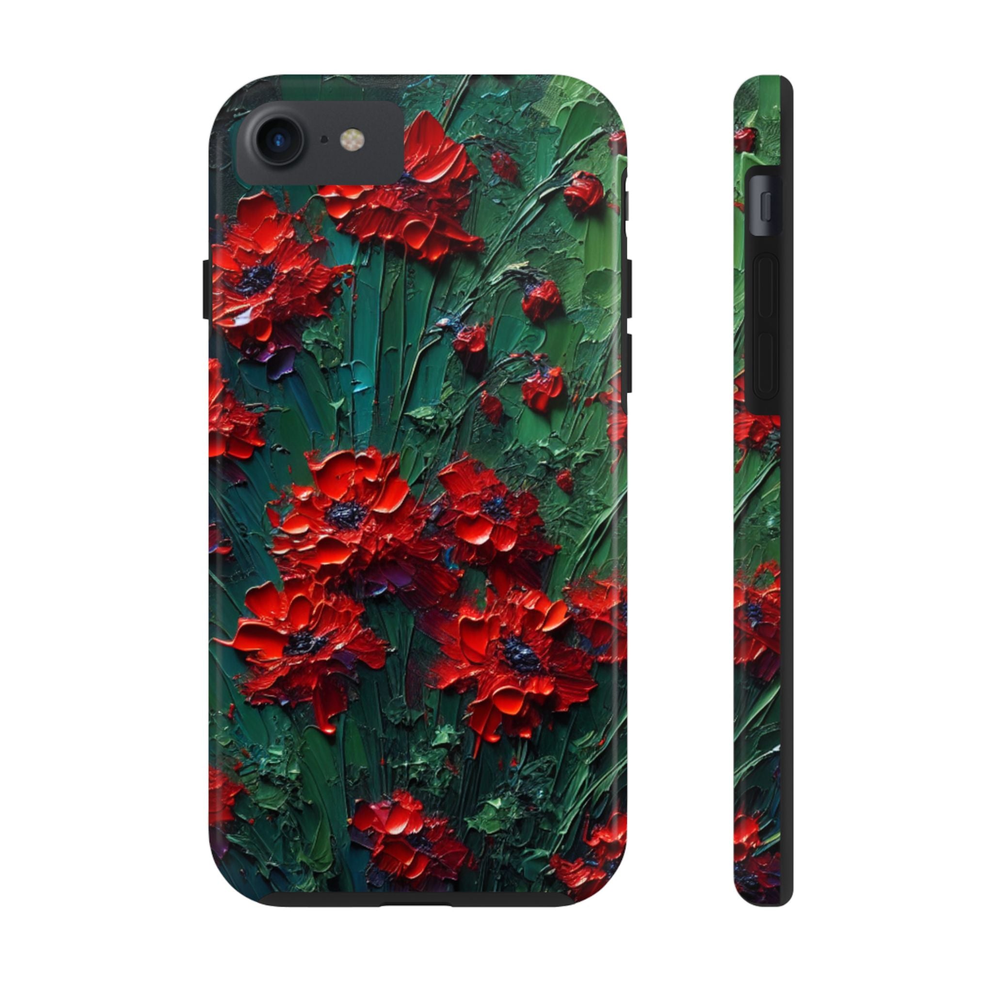 iphone-tough-case-red-wildflowers-oil-painting-floral-iphone-case-protective-iphone-cover-nature-lover-gift-botanical-accesso