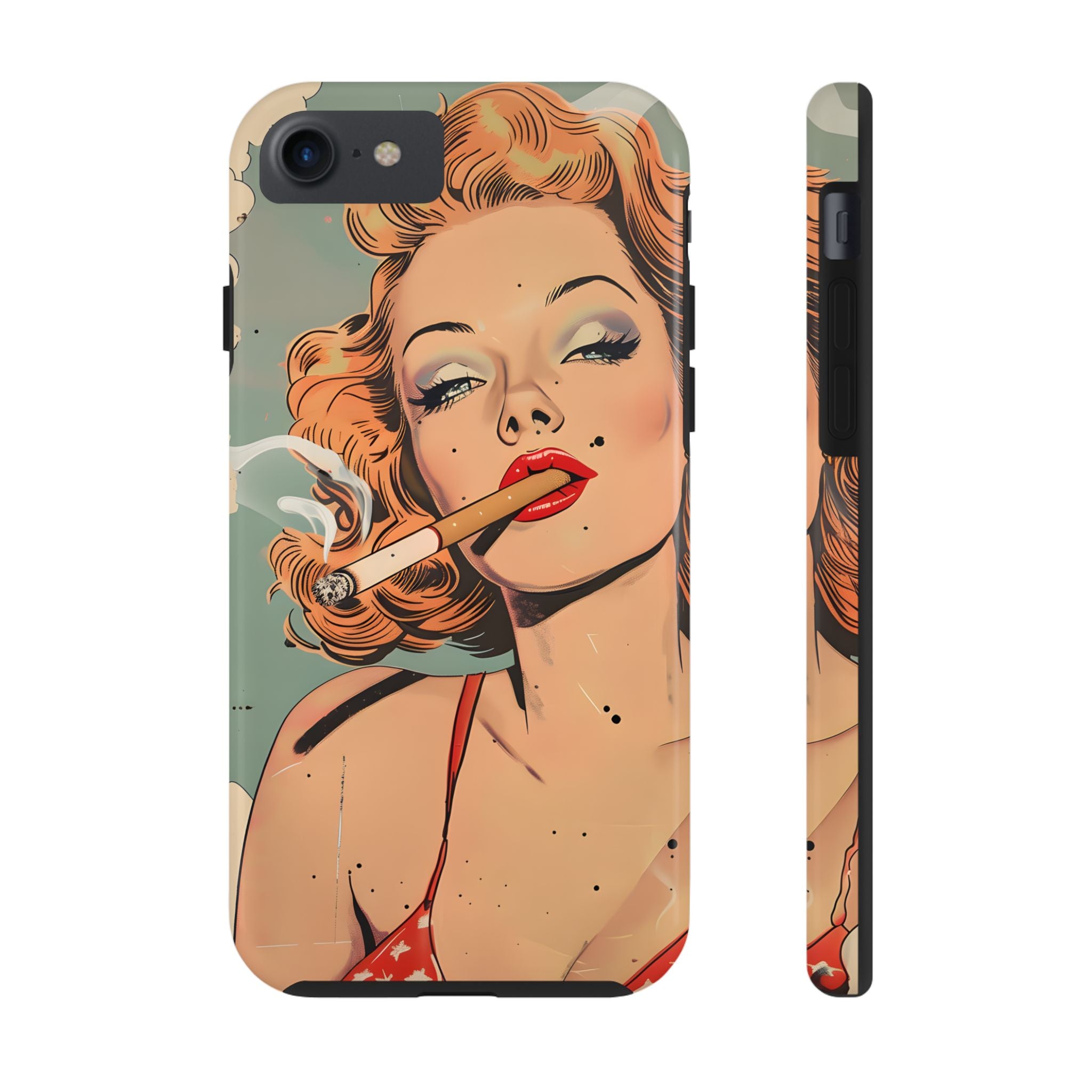 tough-phone-cases-vintage-pin-up-girl-iphone-cover-strong-phone-protector-retro-pinup-design-protective-smartphone-case