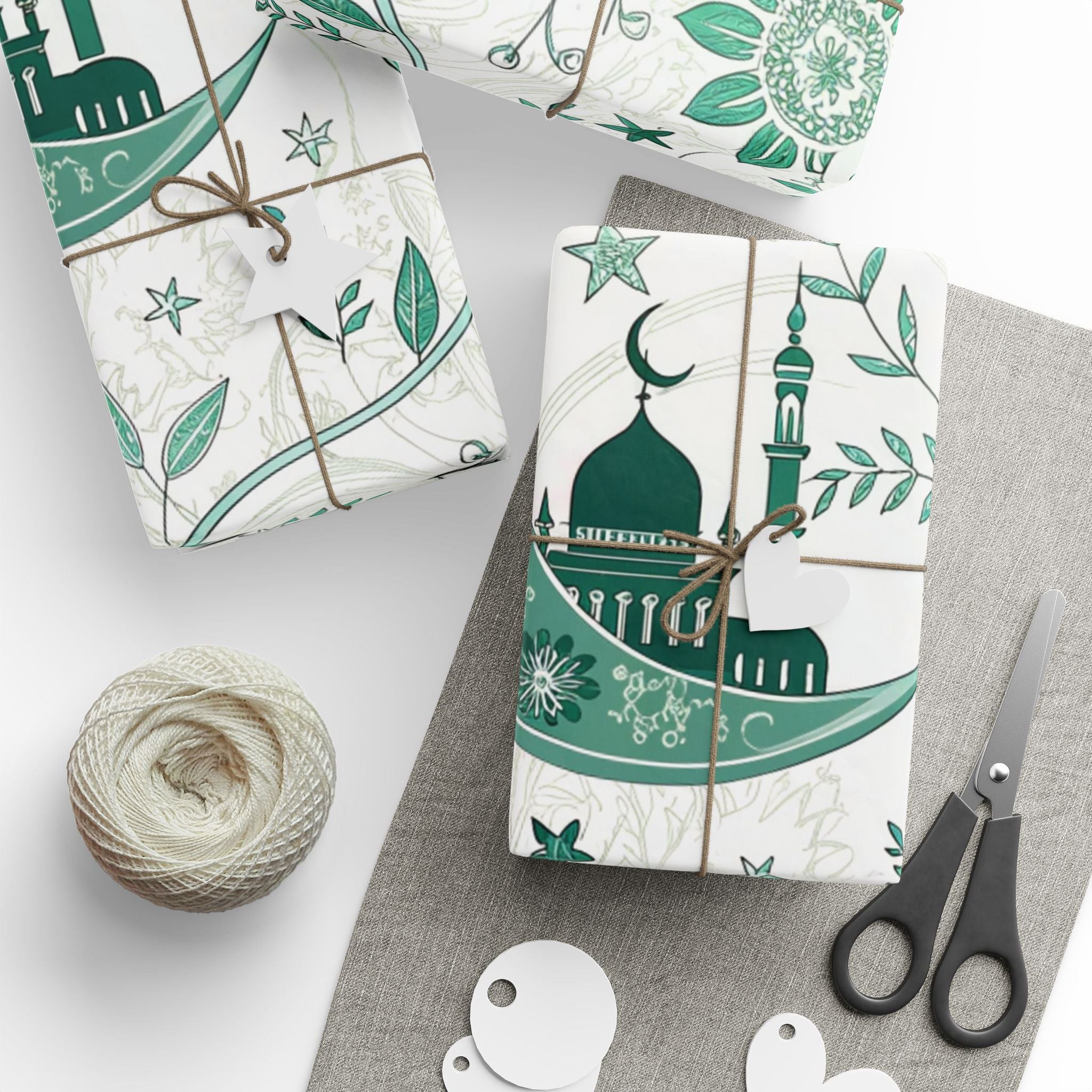 ramadan-night-wrapping-papers-islamic-celestial-gift-wrap-mosque-silhouette-eid-holiday-supplies-festive-present-packaging-re