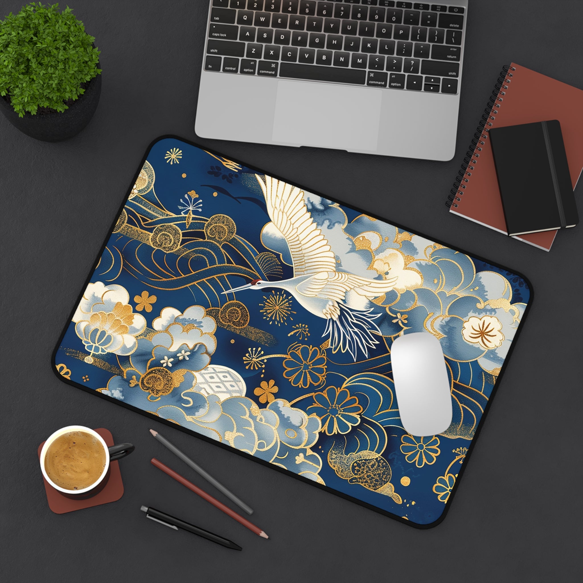 japanese-cranes-desk-mat-mousepad-desk-pad-for-home-office-asian-crane-design-gift-for-bird-lovers-office-decor-work-from-hom