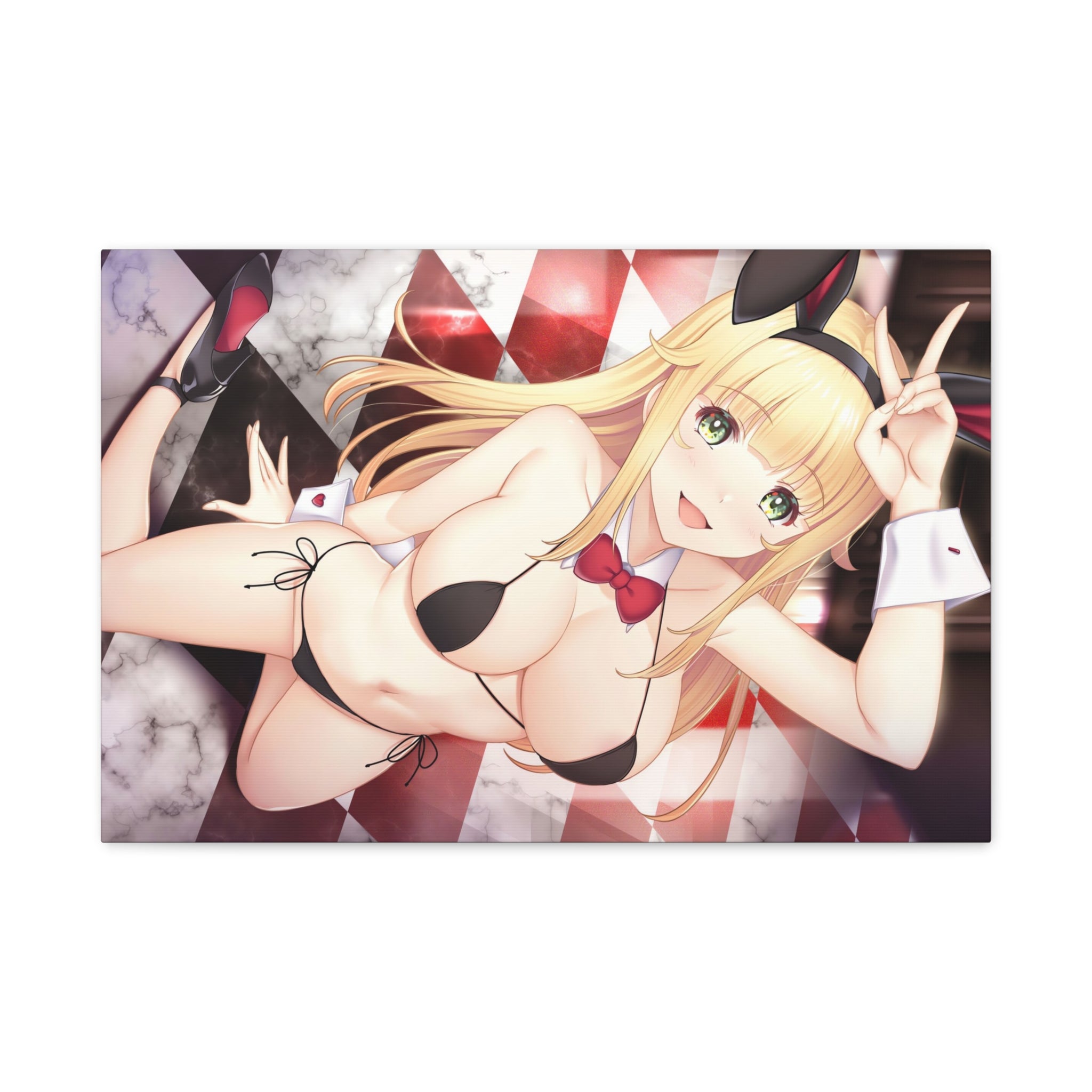 beautiful-sexy-anime-girl-canvas-print-bunny-girl-canvas-wall-art-anime-lover-home-decor-anime-girl-poster-canvas-wall-art