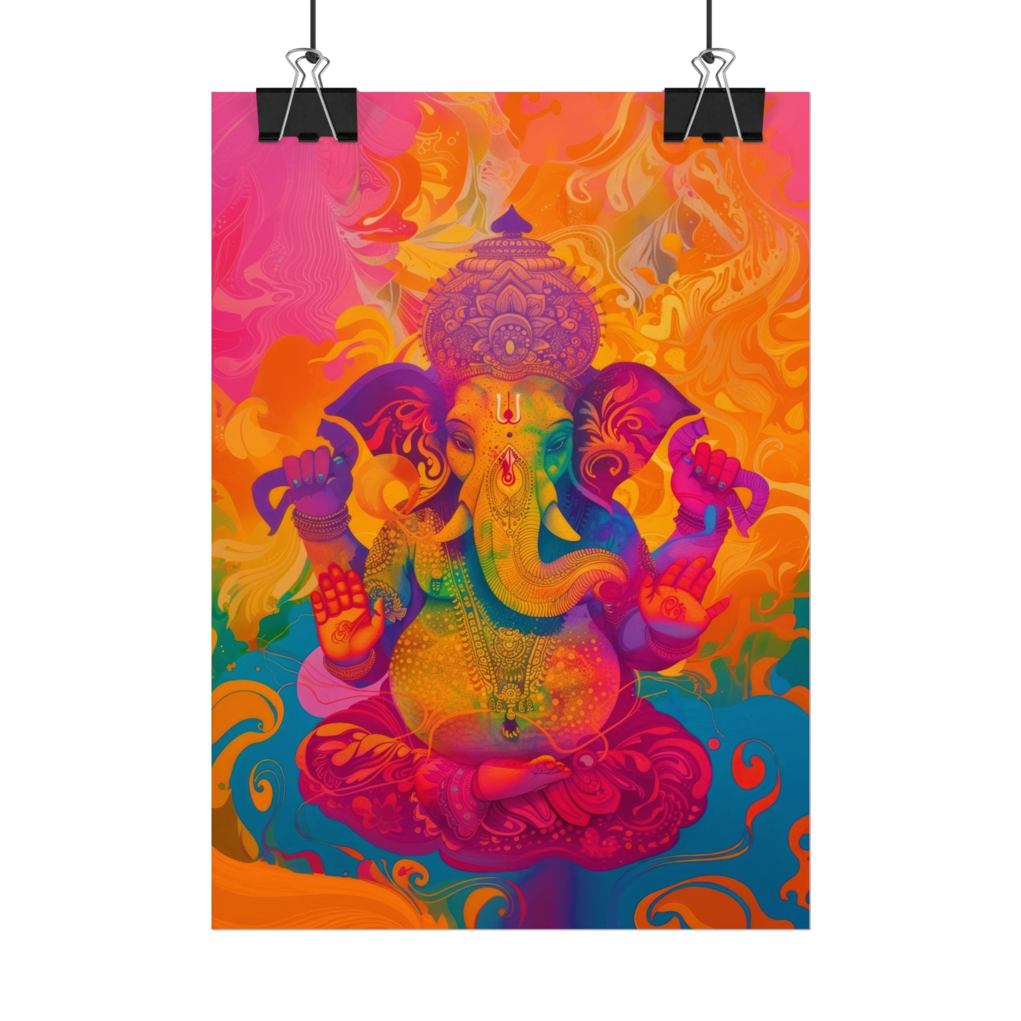 colorful-ganesha-poster-print-wall-art-decor-spiritual-home-decor-lord-ganesha-art-hindu-god-wall-decor-ethnic-wall-hanging