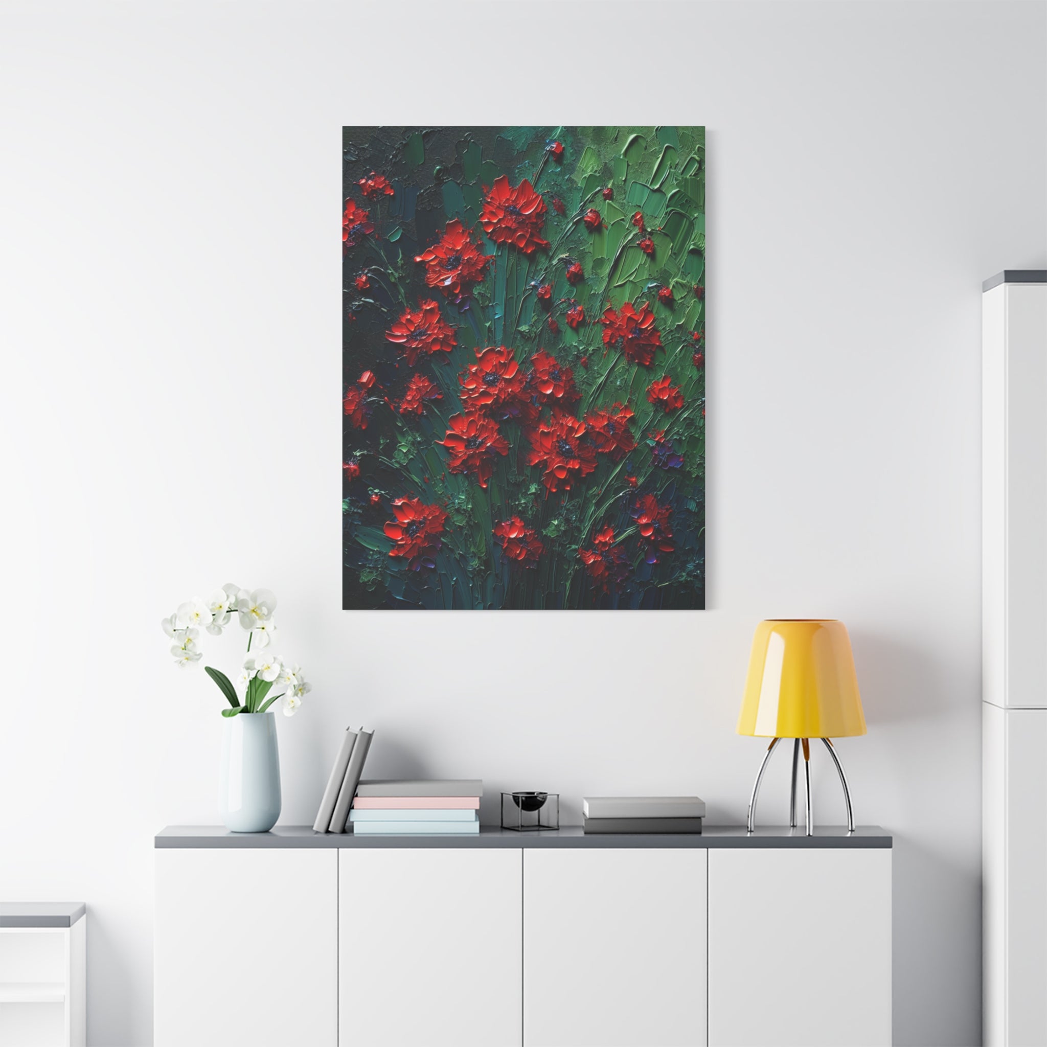 canvas-print-red-wildflowers-matte-canvas-impasto-oil-painting-stretched-wall-art-home-decor-floral-print-gift-for-nature-lov