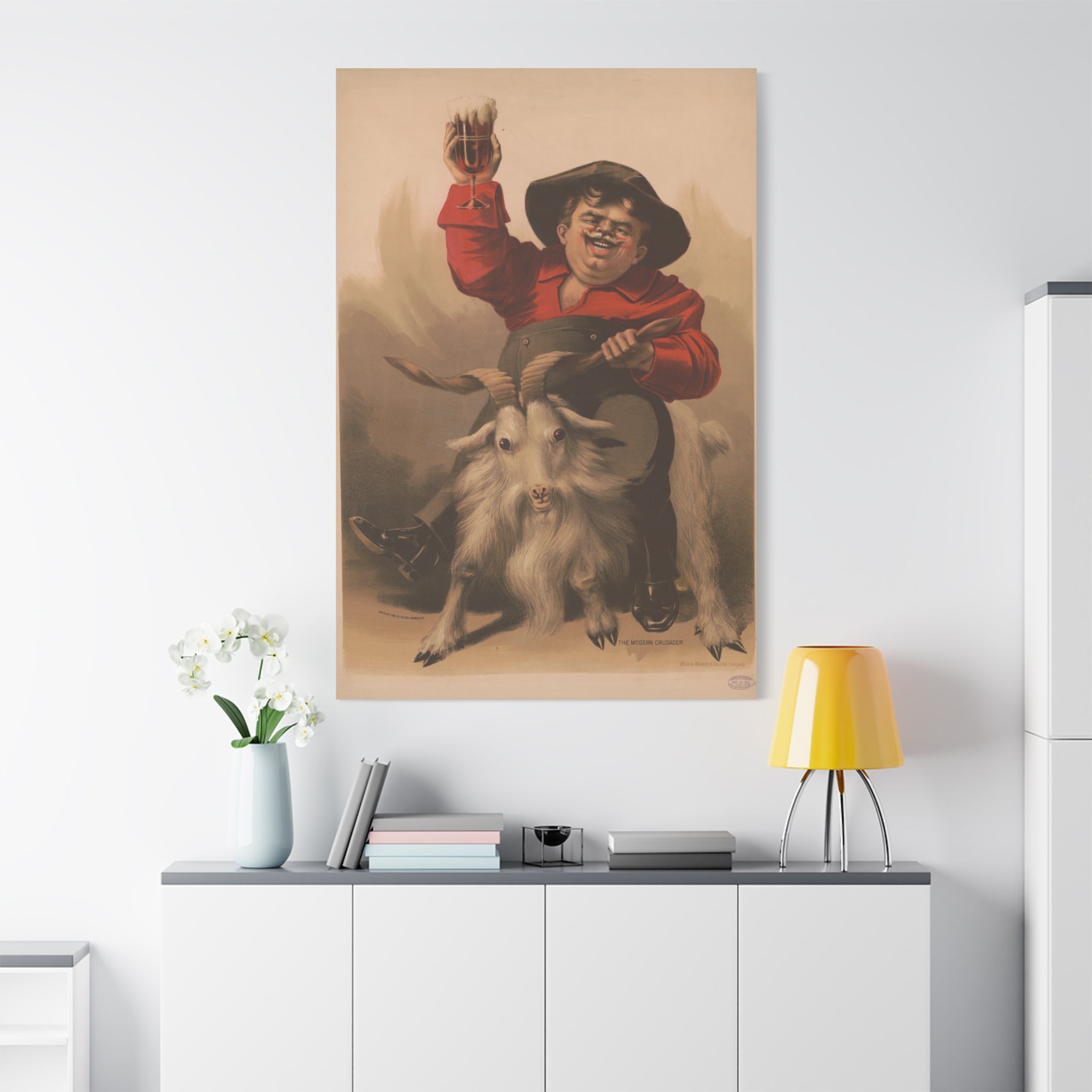 canvas-print-modern-crusader-beer-wall-art-bar-decor-living-room-decor-alcohol-gift-matte-canvas-print