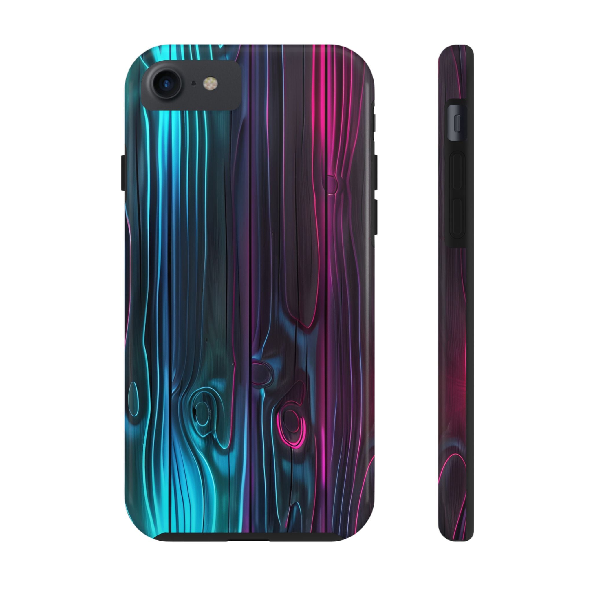 disco-neon-tough-iphone-cases-wood-grain-texture-iphone-case-cover-protective-iphone-shell-unique-iphone-accessories-iphone-1