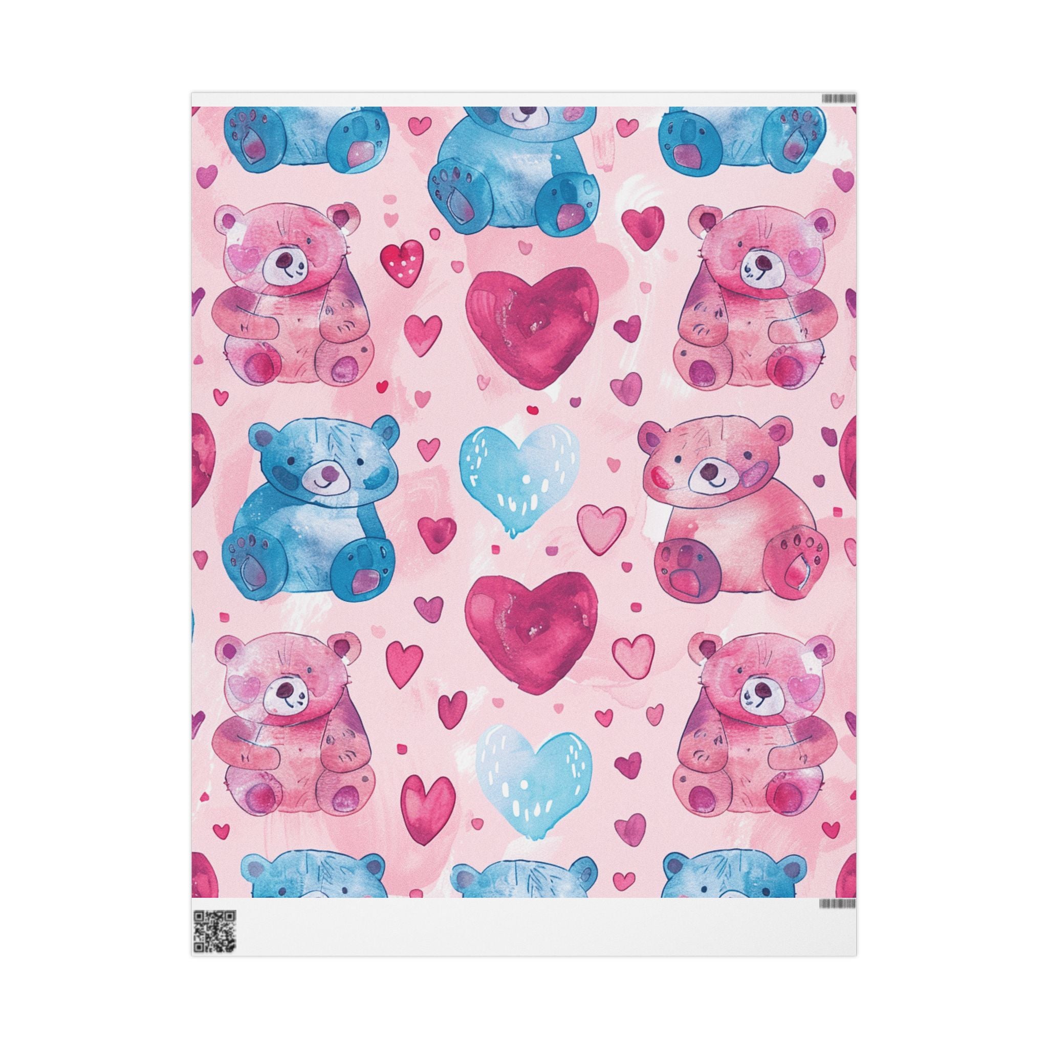 valentine-wrapping-papers-pink-teddy-bear-v-day-gift-wrap-holiday-present-accessories-love-theme-packaging-romantic-giftwrap-