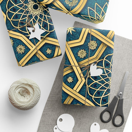 islamic-geometric-pattern-wrapping-papers-gift-wrap-roll-for-eid-ramadan-festive-decorative-crafts-art-projects