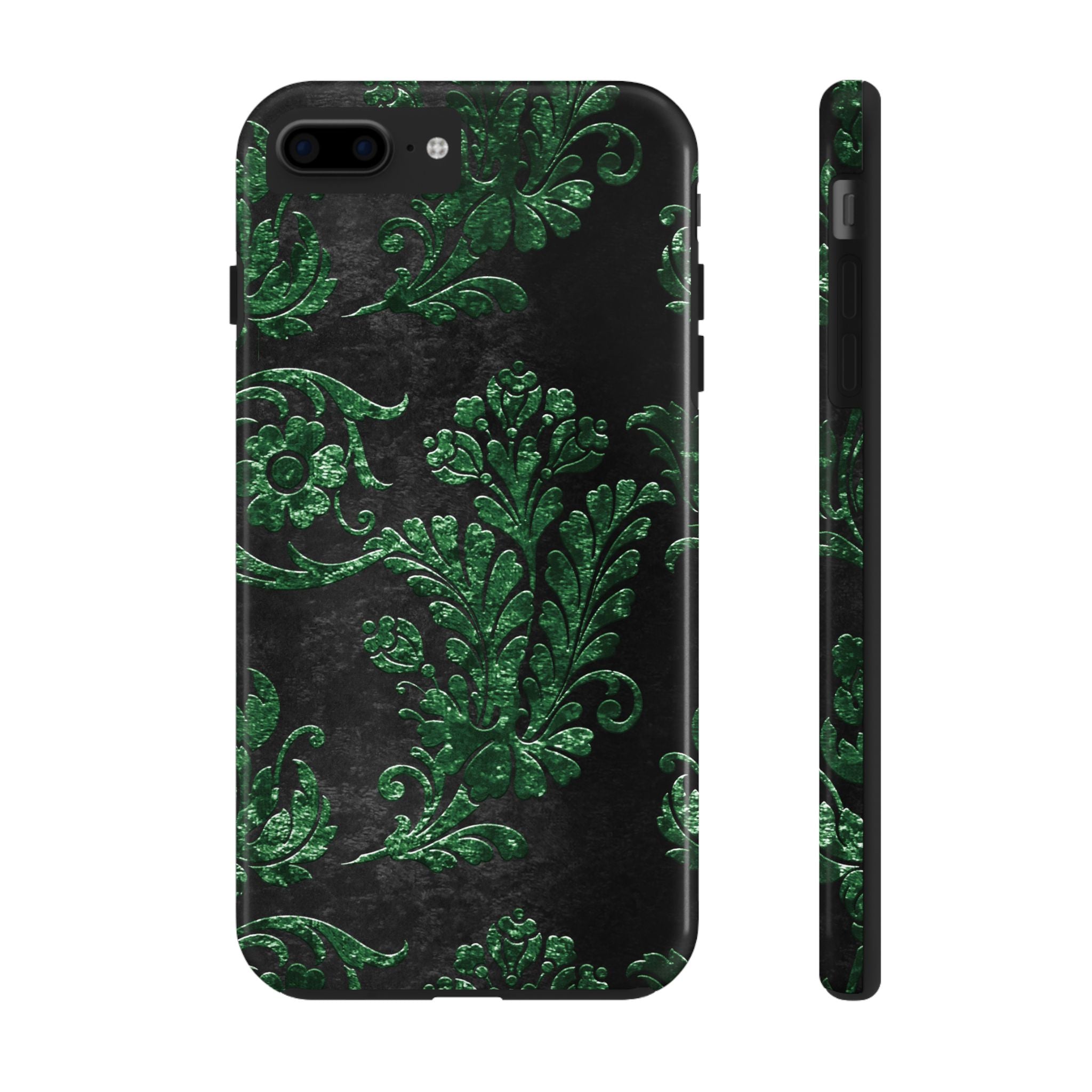 embossed-emerald-velvet-tough-iphone-case-protective-iphone-cover-heavy-duty-iphone-case-rugged-phone-case-durable-smartphone