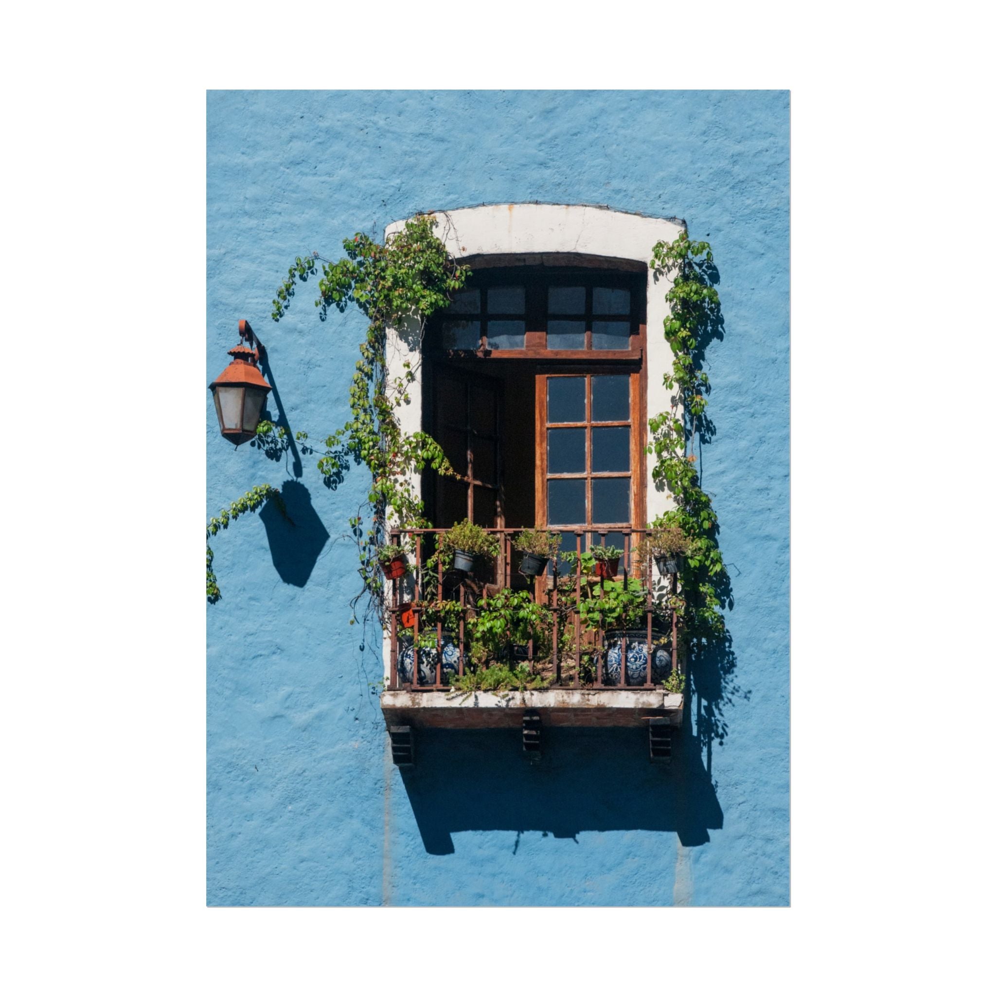 Rolled Posters, Mexican Balcony Home Decor Wall Art Hanging, Living Room Housewarming Gift, Poster Wall Art