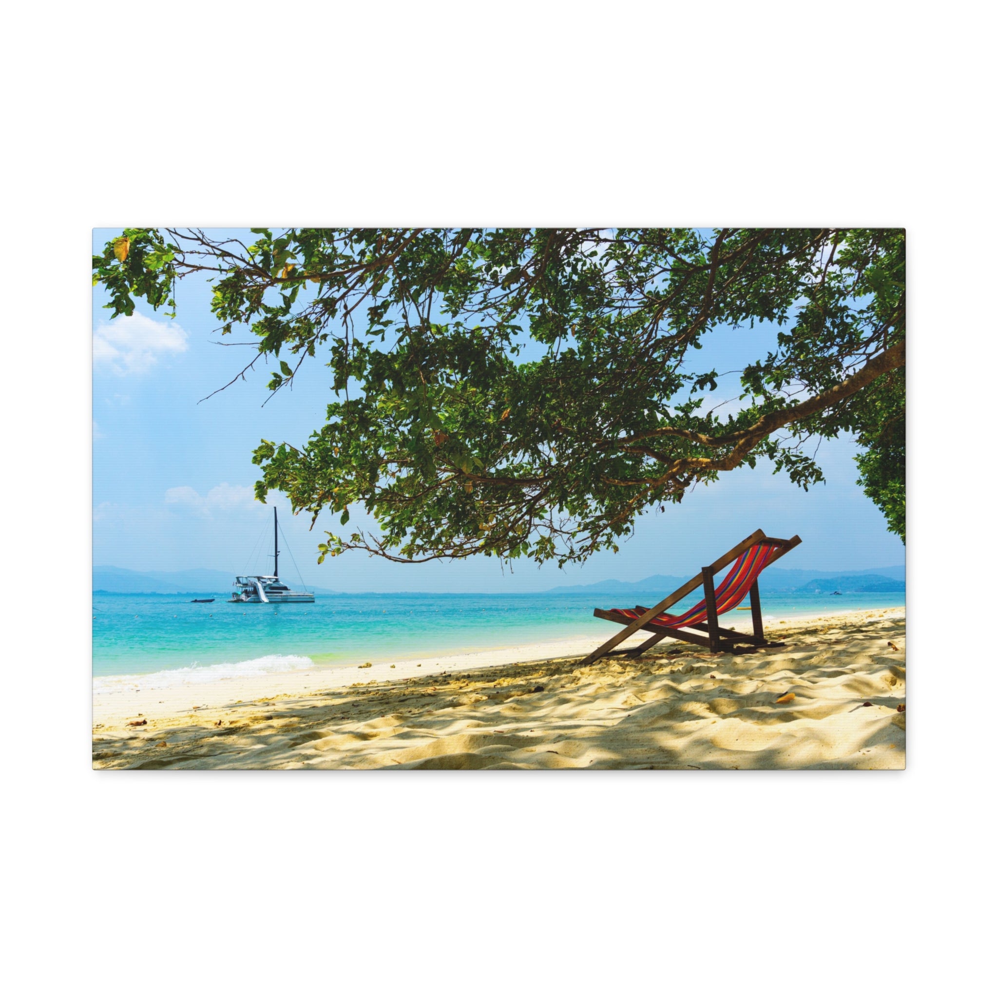 canvas-print-beach-scene-wall-art-coastal-decor-ocean-view-stretched-matte-canvas-print-home-decoration-beach-chairs-tropical