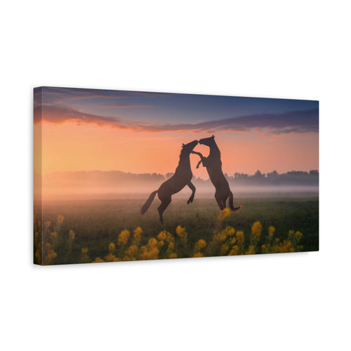 canvas-wall-art-wild-rising-horses-farm-house-print-field-of-flowers-decor-home-decor-nature-wall-art-horse-canvas-print-must