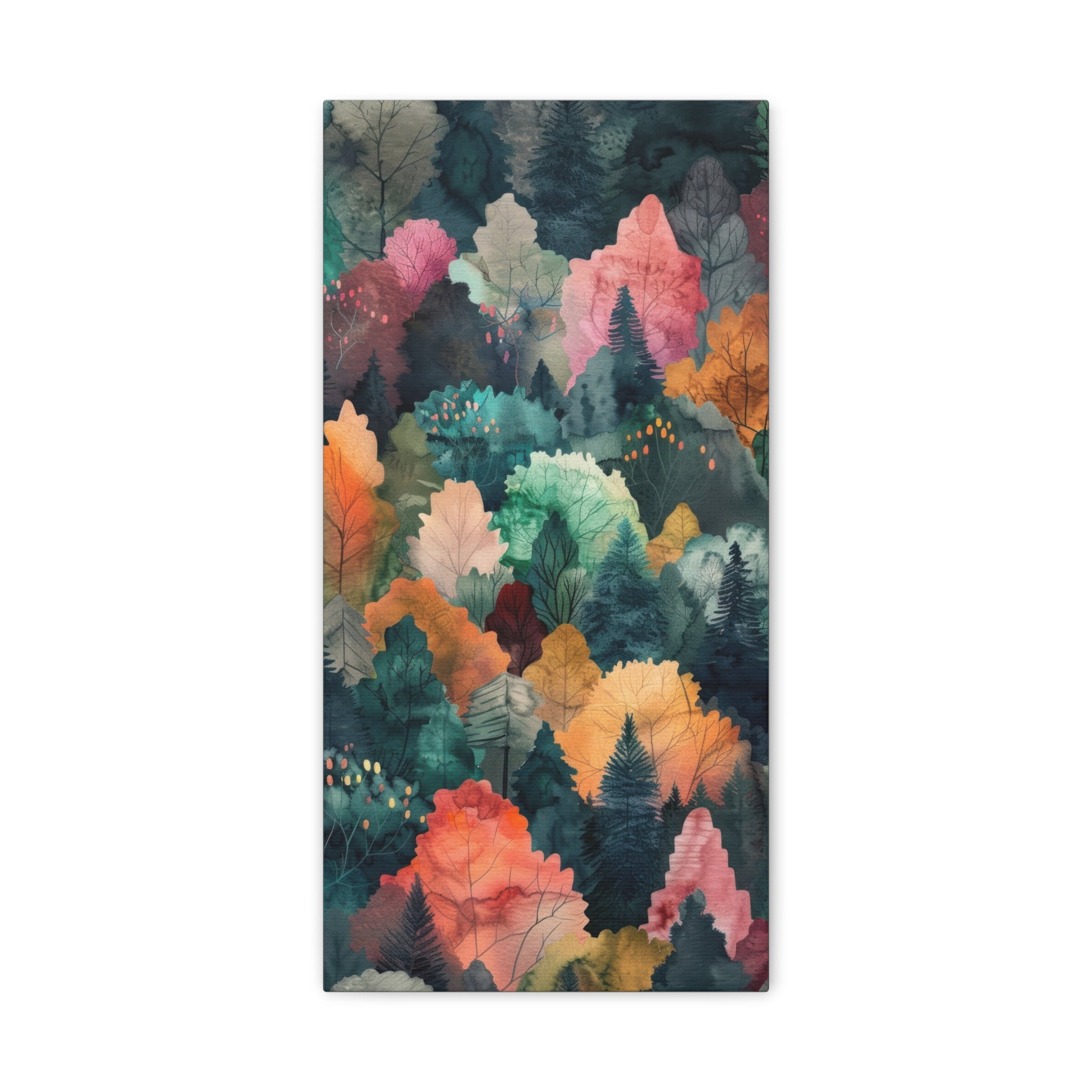 canvas-wall-art-autumn-watercolor-decor-fall-decor-pastel-colors-nature-decor-fall-canvas-wall-art-matte-canvas