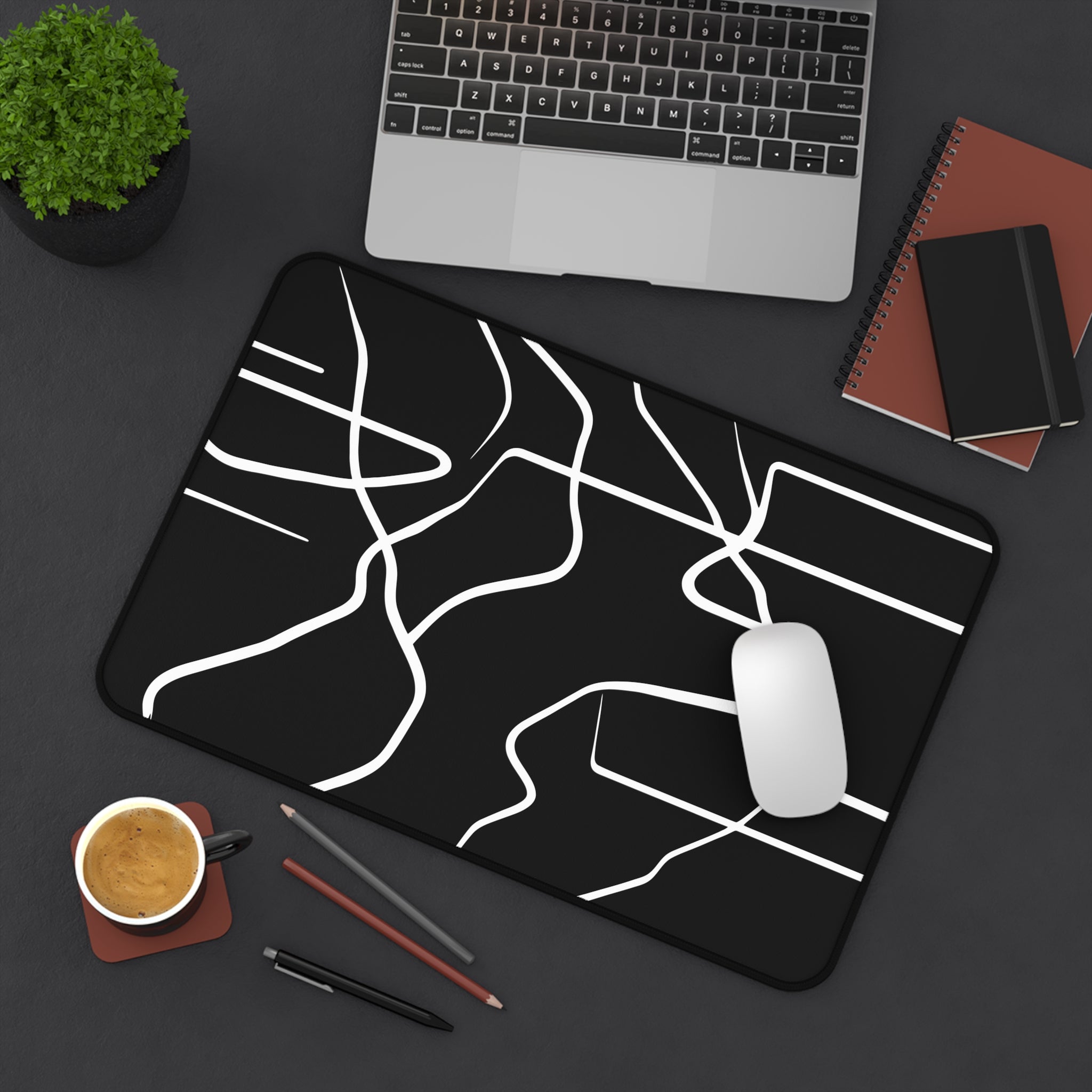 abstract-lines-monochrome-mouse-pad-abstract-art-desk-mat-sleek-black-and-white-desk-pad-modern-minimalist-mouse-pad