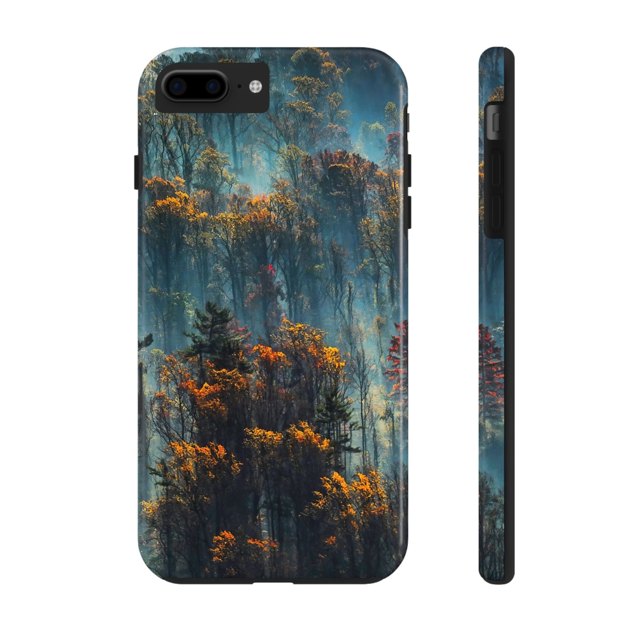 iphone-tough-case-misty-forrest-foggy-fall-iphone-covers-protective-smartphone-cover-nature-lover-gift-adventure-accessory