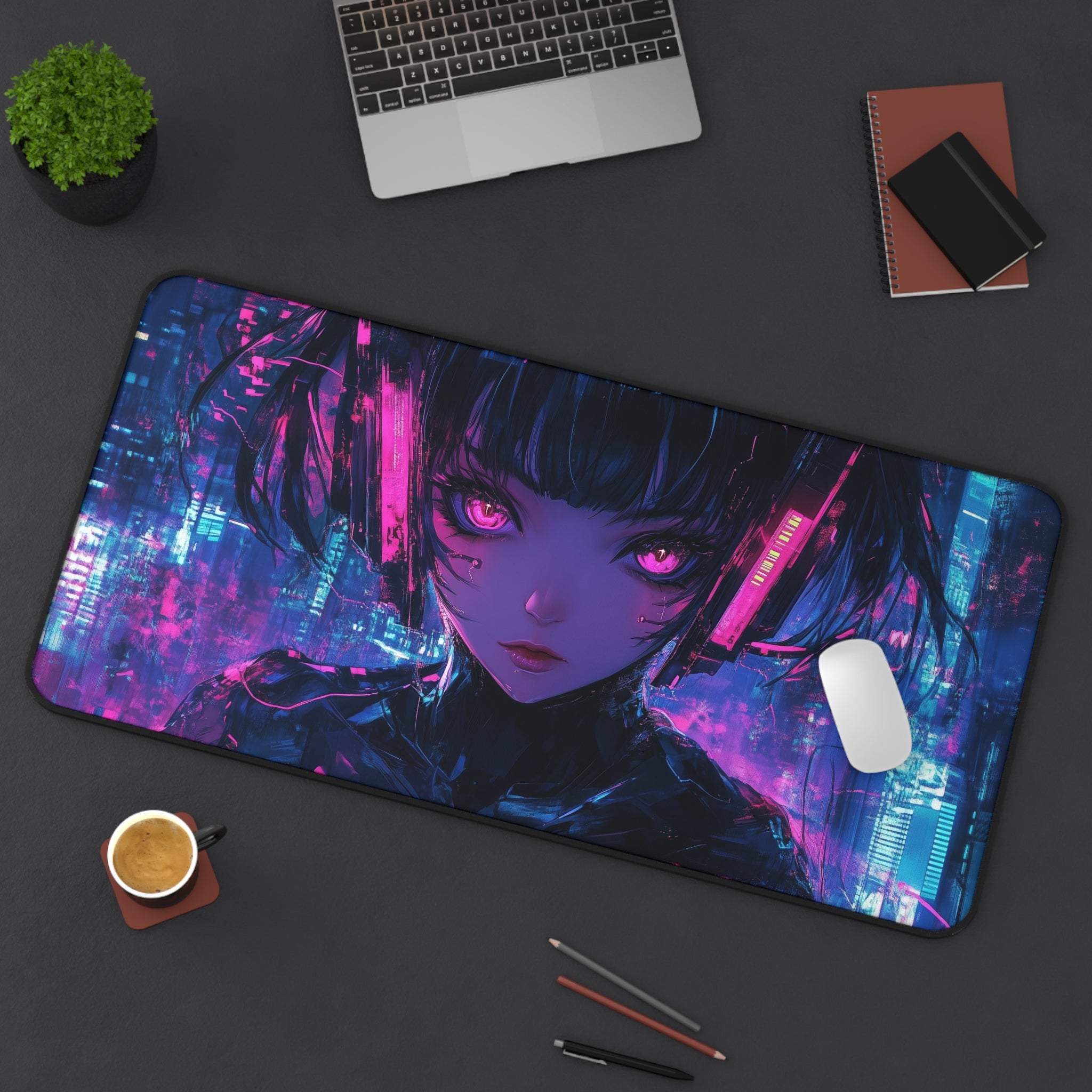 cyberpunk-girl-mouse-pad-large-gaming-desk-mat-fantasy-protective-desk-pad-cyber-desk-accessory-cute-anime-girl-mouse-pad