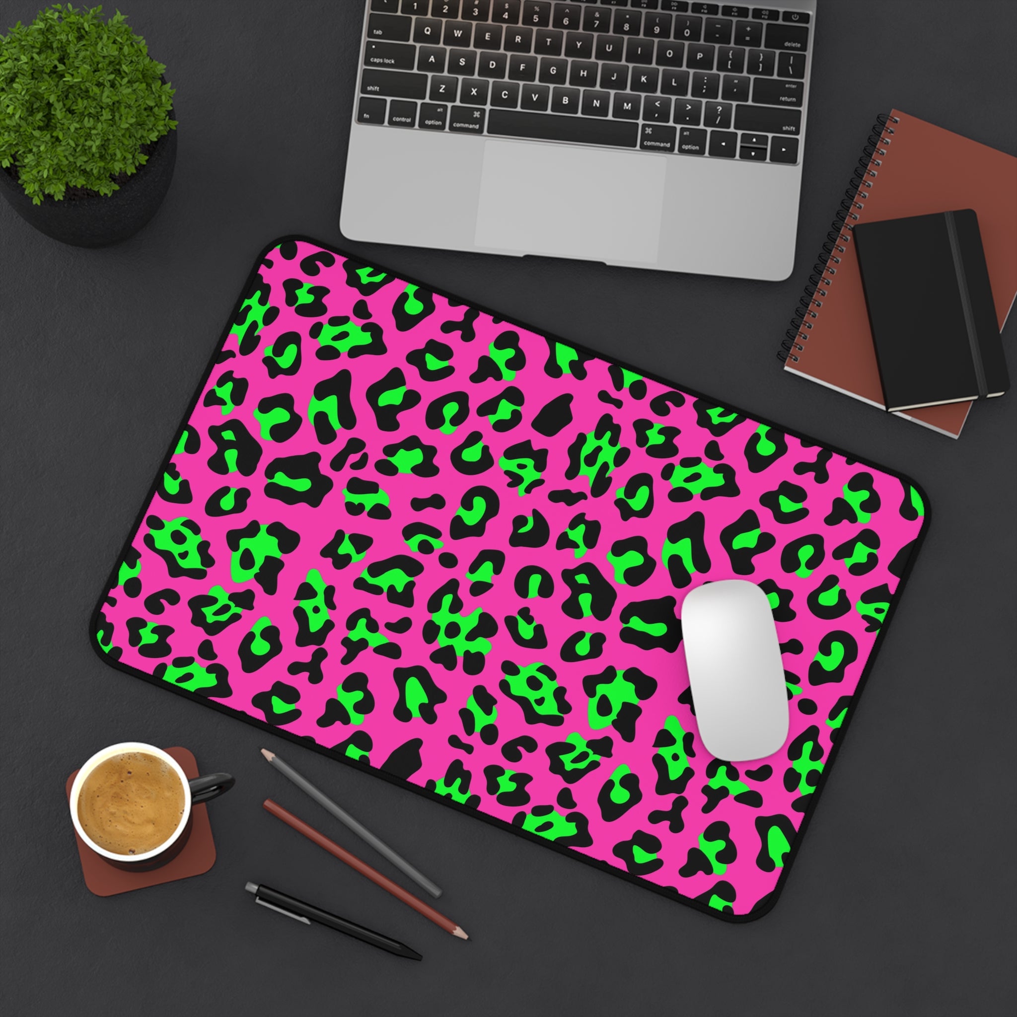 neon-pink-leopard-print-desk-mat-mouse-pad-large-gaming-accessory-large-gaming-desk-pad-mouse-mat