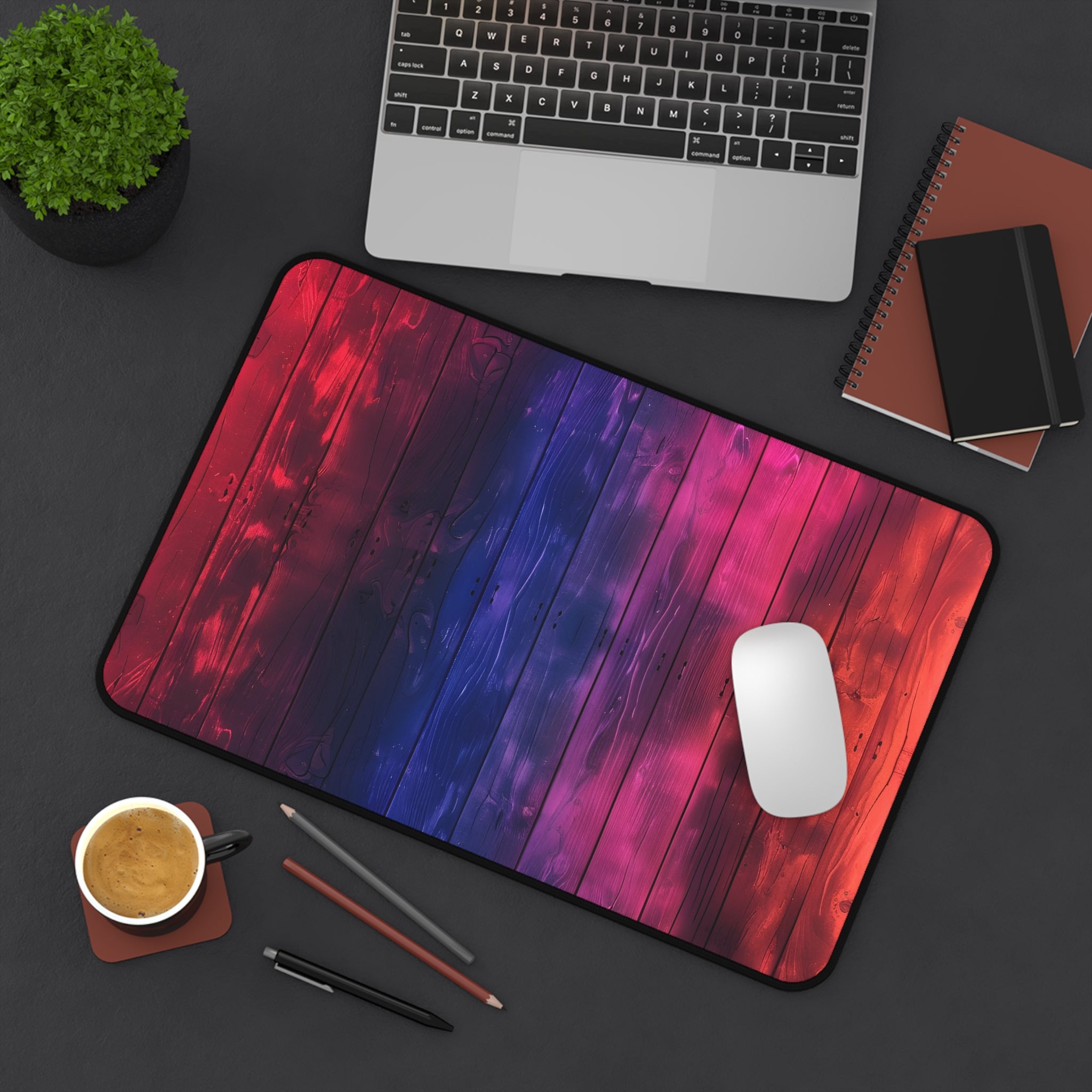 colorful-neon-wood-large-desk-mat-mousepad-vibrant-office-decor-rainbow-neon-wood-pattern-desk-mat