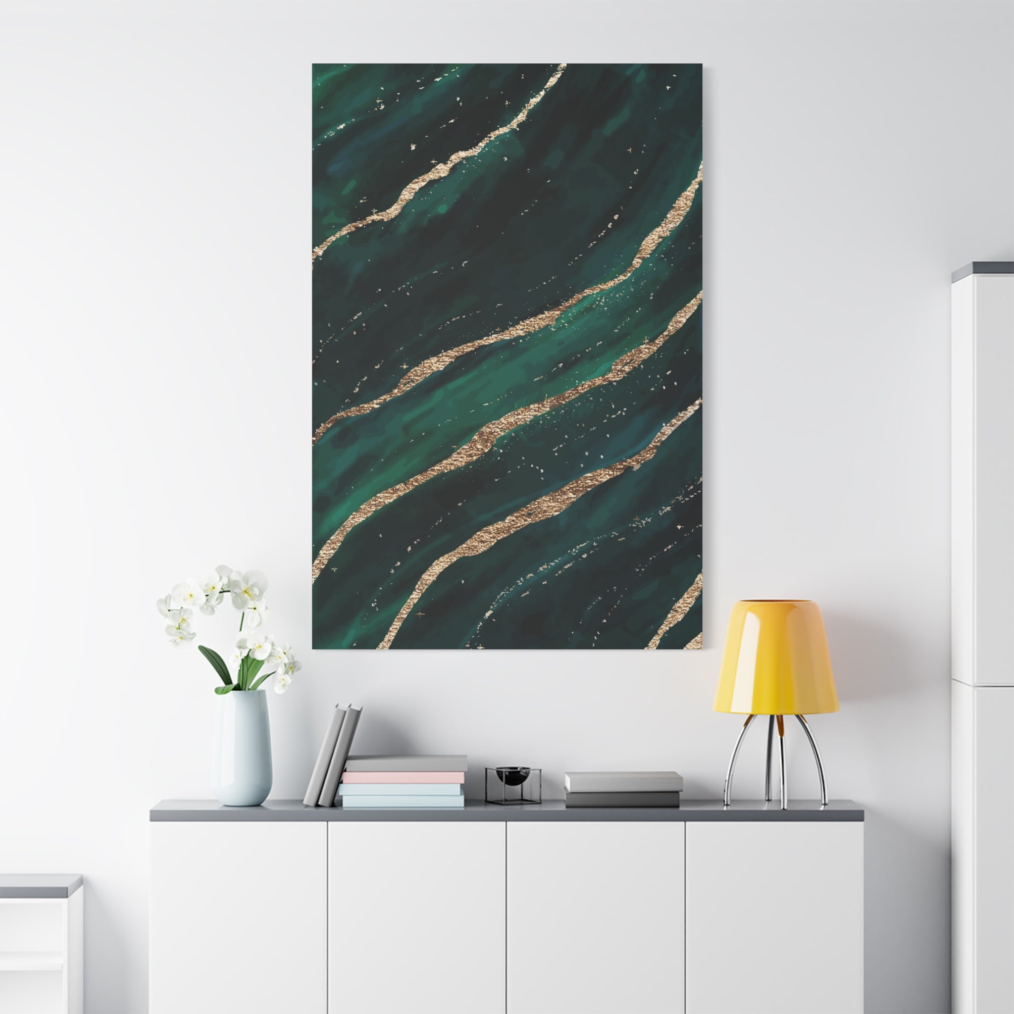 canvas-print-green-gold-abstract-marble-matte-canvas-stretched-wall-art-home-decor-office-decor-unique-gift-green-gold-art