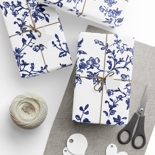wrapping-papers-blue-french-toile-floral-elegant-gift-wrap-holiday-gift-wrap-birthday-wrapping-paper-wedding-gift-wrap-christ