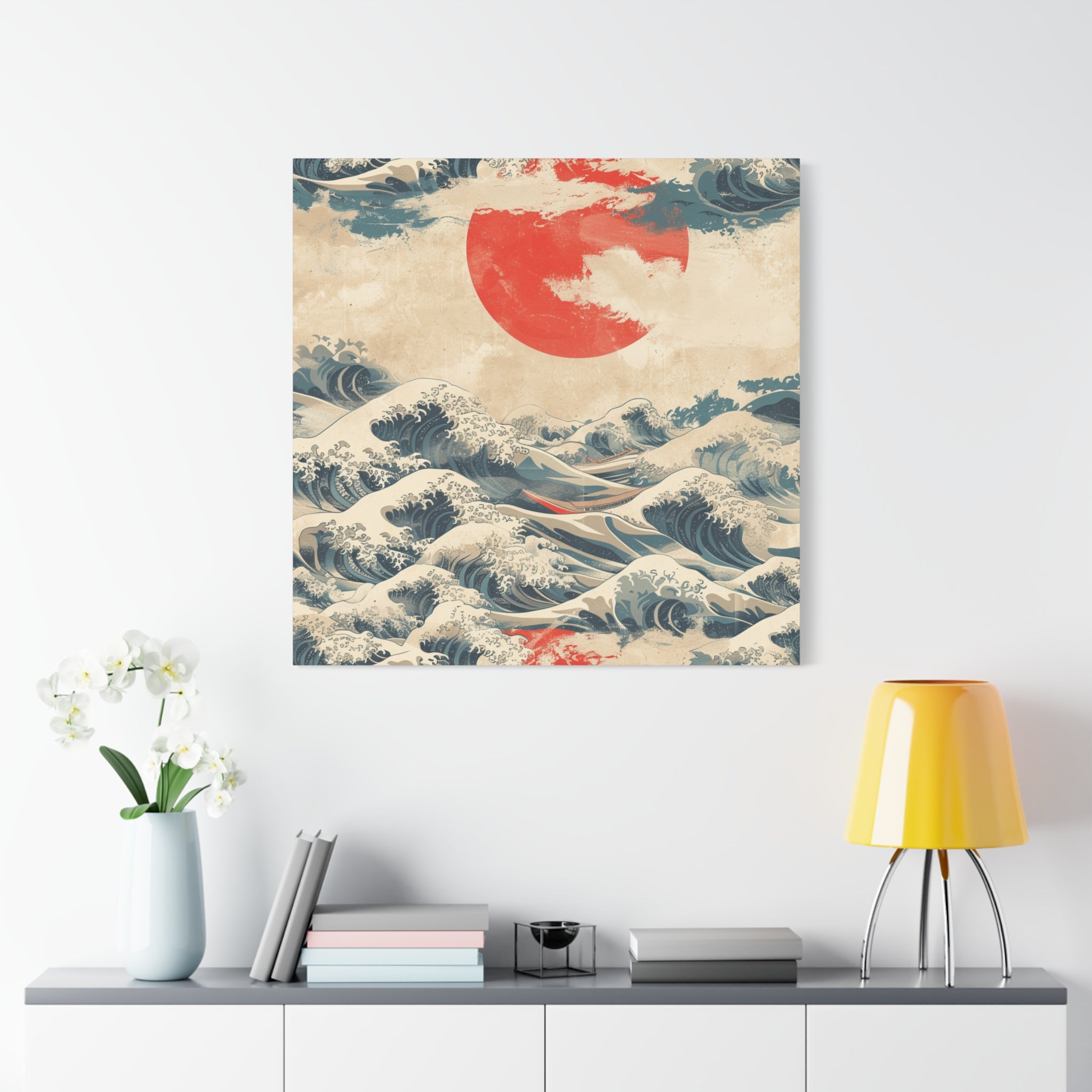 canvas-print-vintage-wave-pattern-japanese-style-colorful-wall-art-home-decor-stretched-matte-canvas-unique-gift-idea-office-