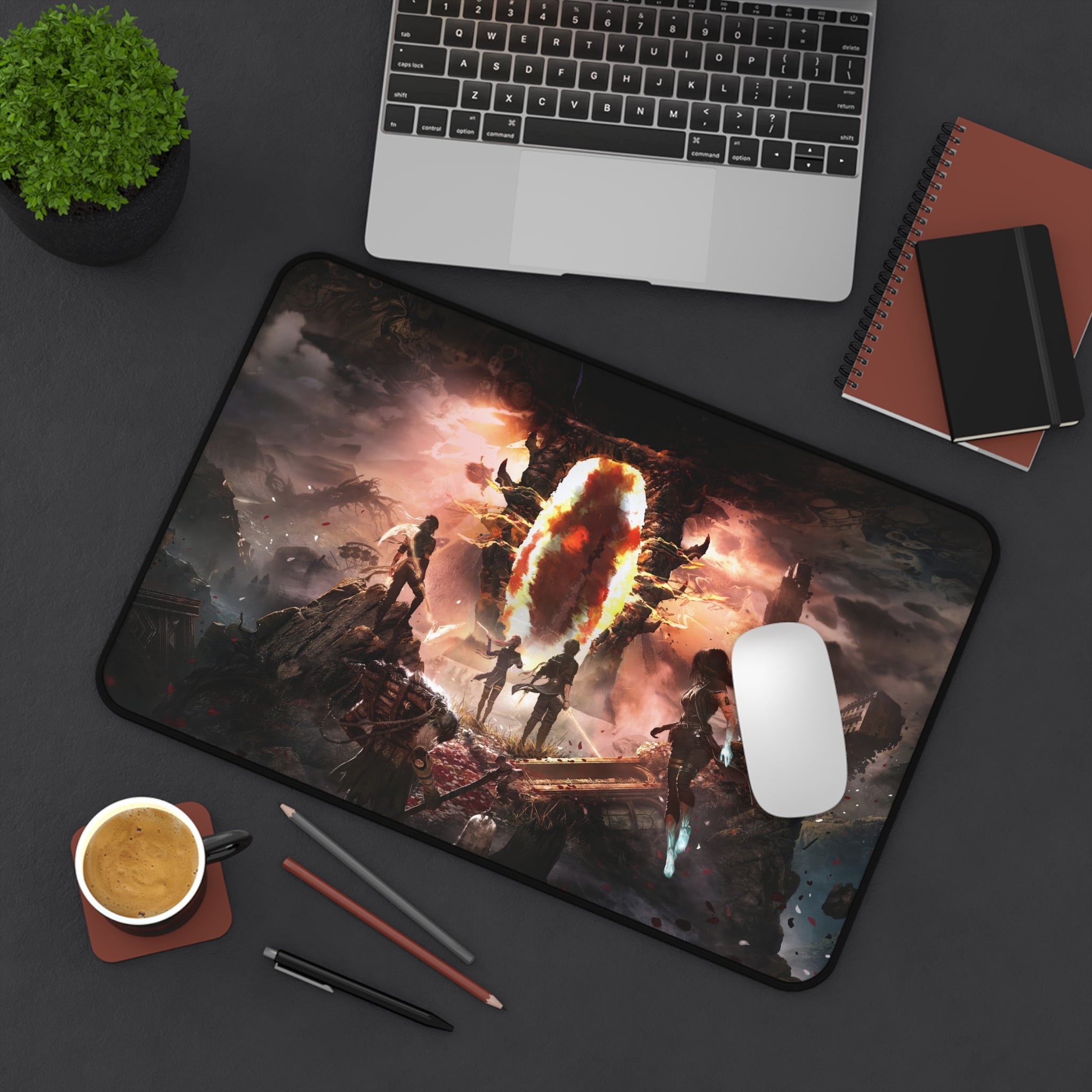 Clair Obscur Expedition 33 Gaming Mouse Pad - XL Desk Mat & Extended Desk Pad - Gustave Art - Fantasy RPG Gamer Setup
