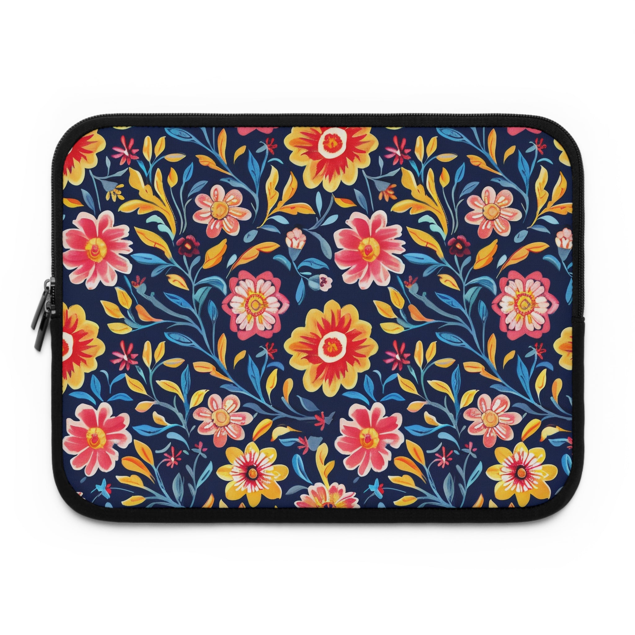 aesthetic-floral-laptop-sleeve-protective-cover-for-tech-yellow-blue-design-macbook-air-15-sleeve-floral-computer-bag-tablet-