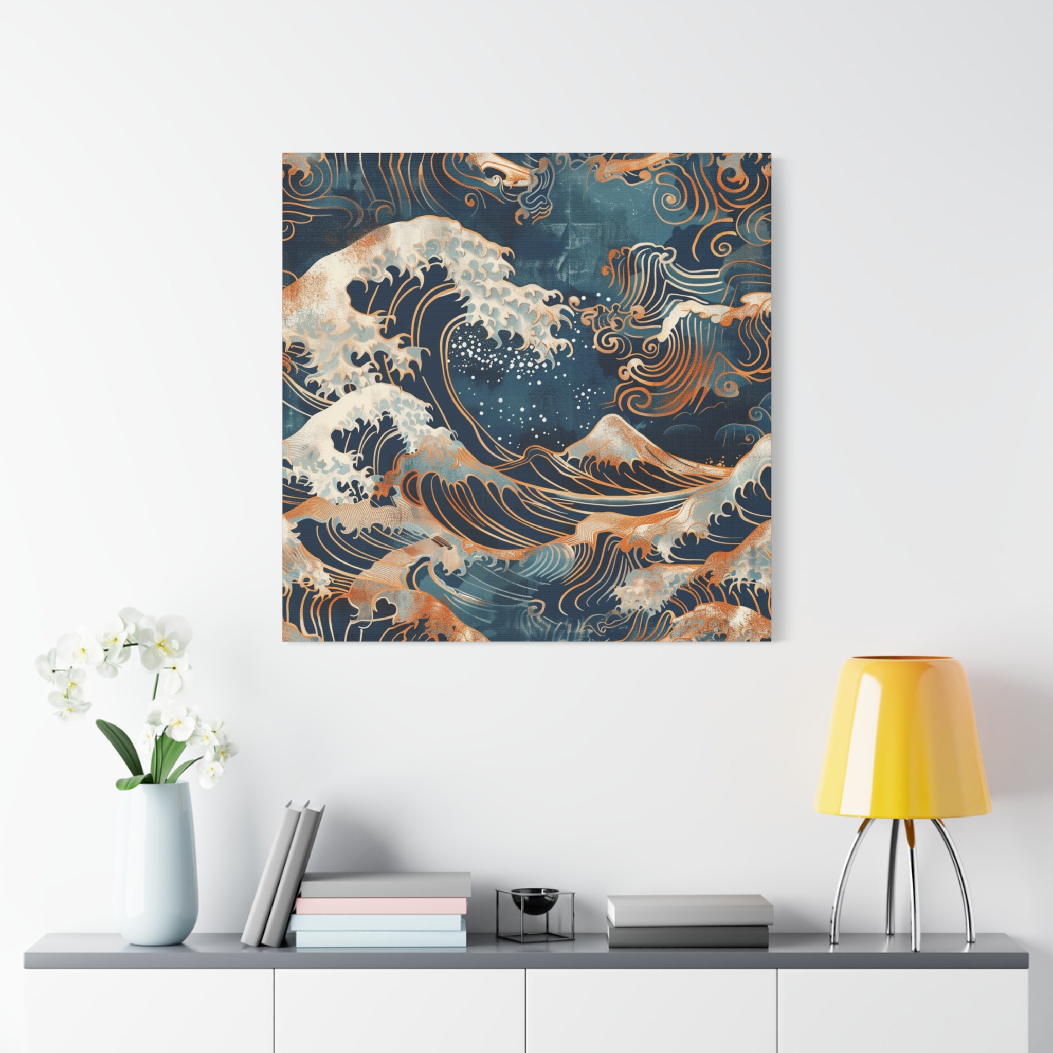 canvas-print-vintage-wave-pattern-japanese-style-colorful-wall-art-home-decor-stretched-matte-canvas-unique-gift-idea-office-