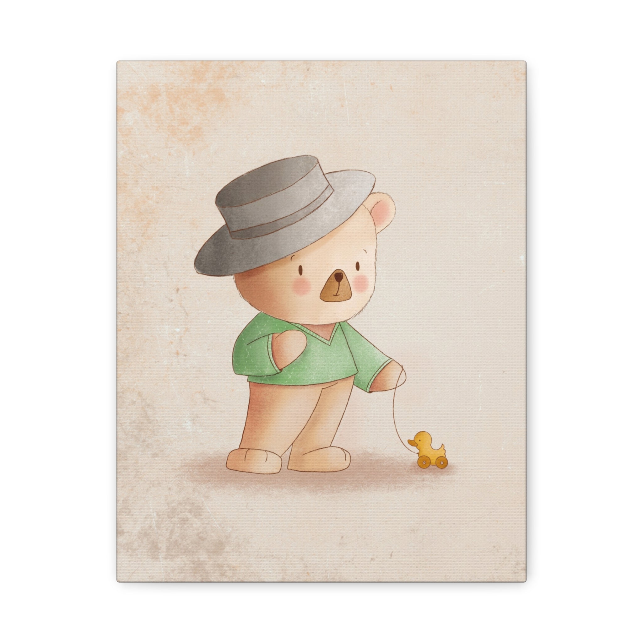 canvas-wall-art-cute-bear-nursery-decor-baby-bear-print-stretched-canvas-nursery-art-cute-bear-decoration-baby-nursery-cute-a