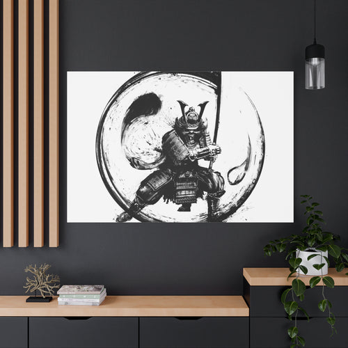 canvas-wall-art-japanese-samurai-ying-yang-katana-oni-mask-black-and-white-home-decor-zen-wall-hanging-asian-art-samurai-swor